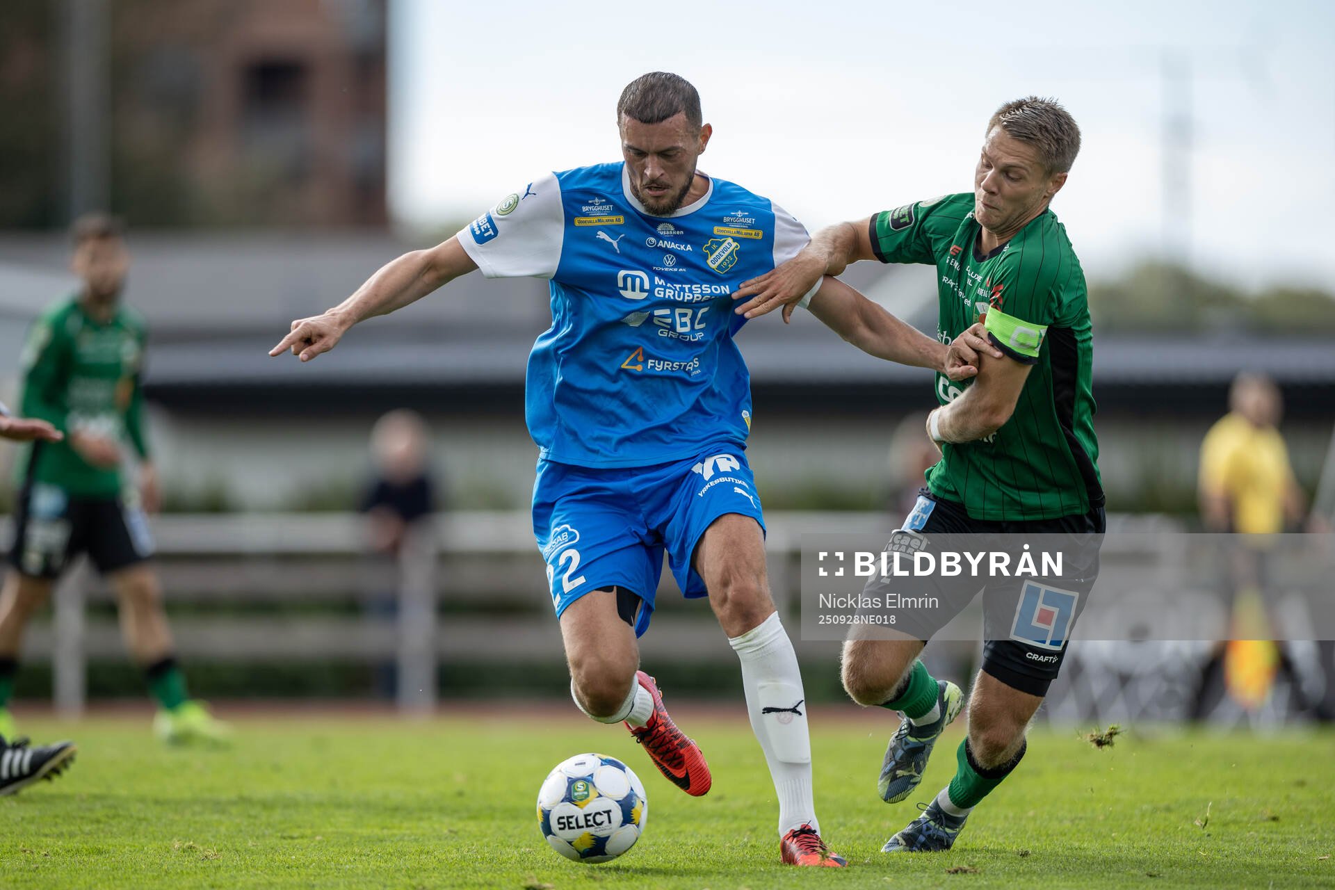 Oddevolds Albert Ejupi och Varbergs Gustav Broman