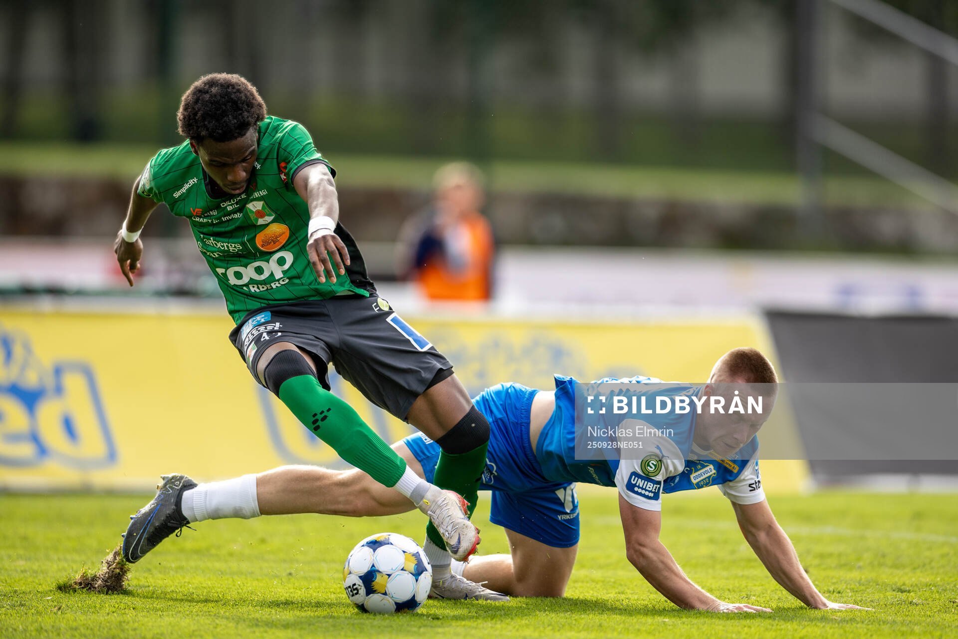 Varbergs Calvin Kabuye och Oddevolds Adam Engelbrektsson