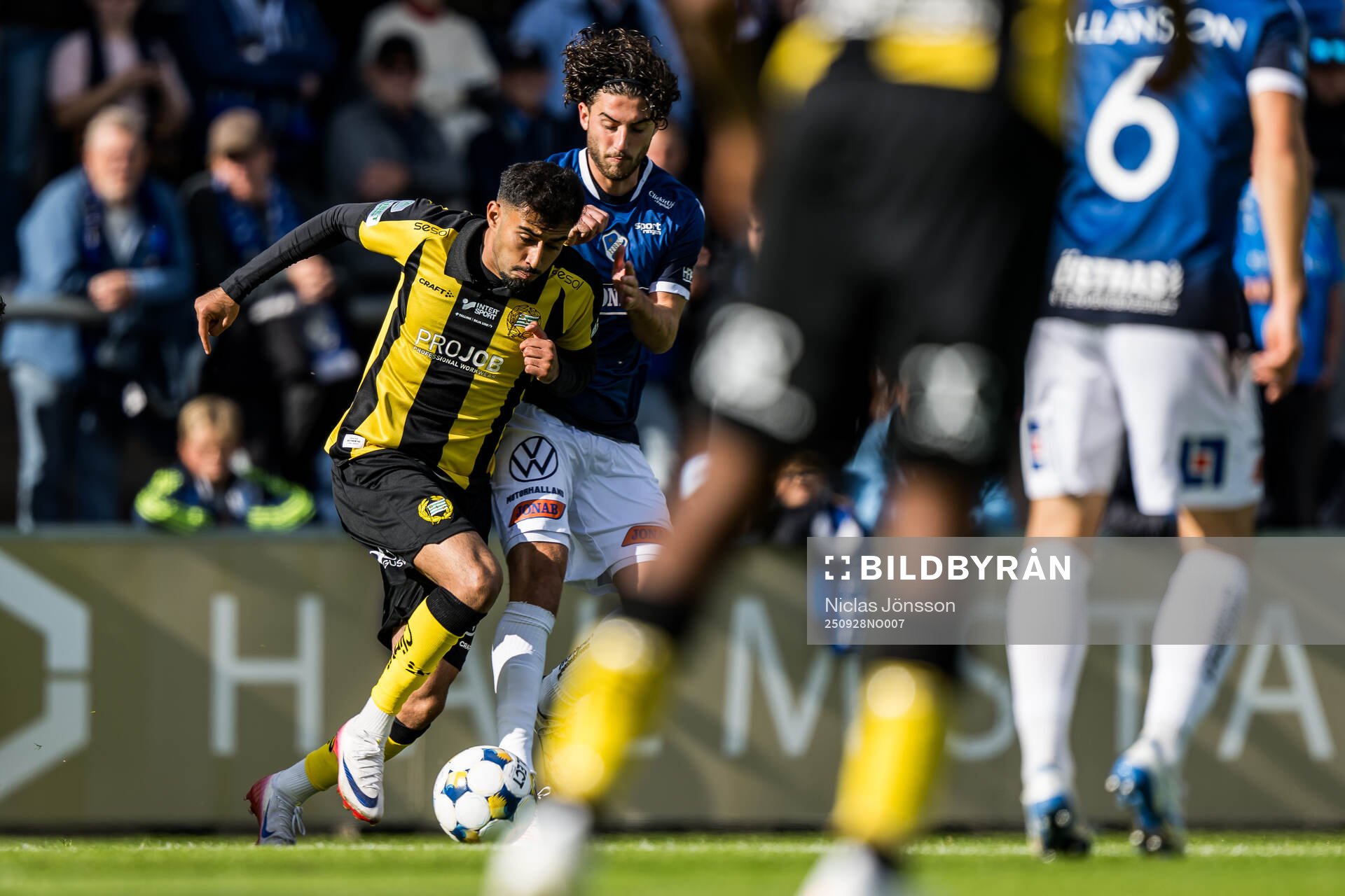 Hammarbys Montader Madjed och Halmstads Rocco Ascone