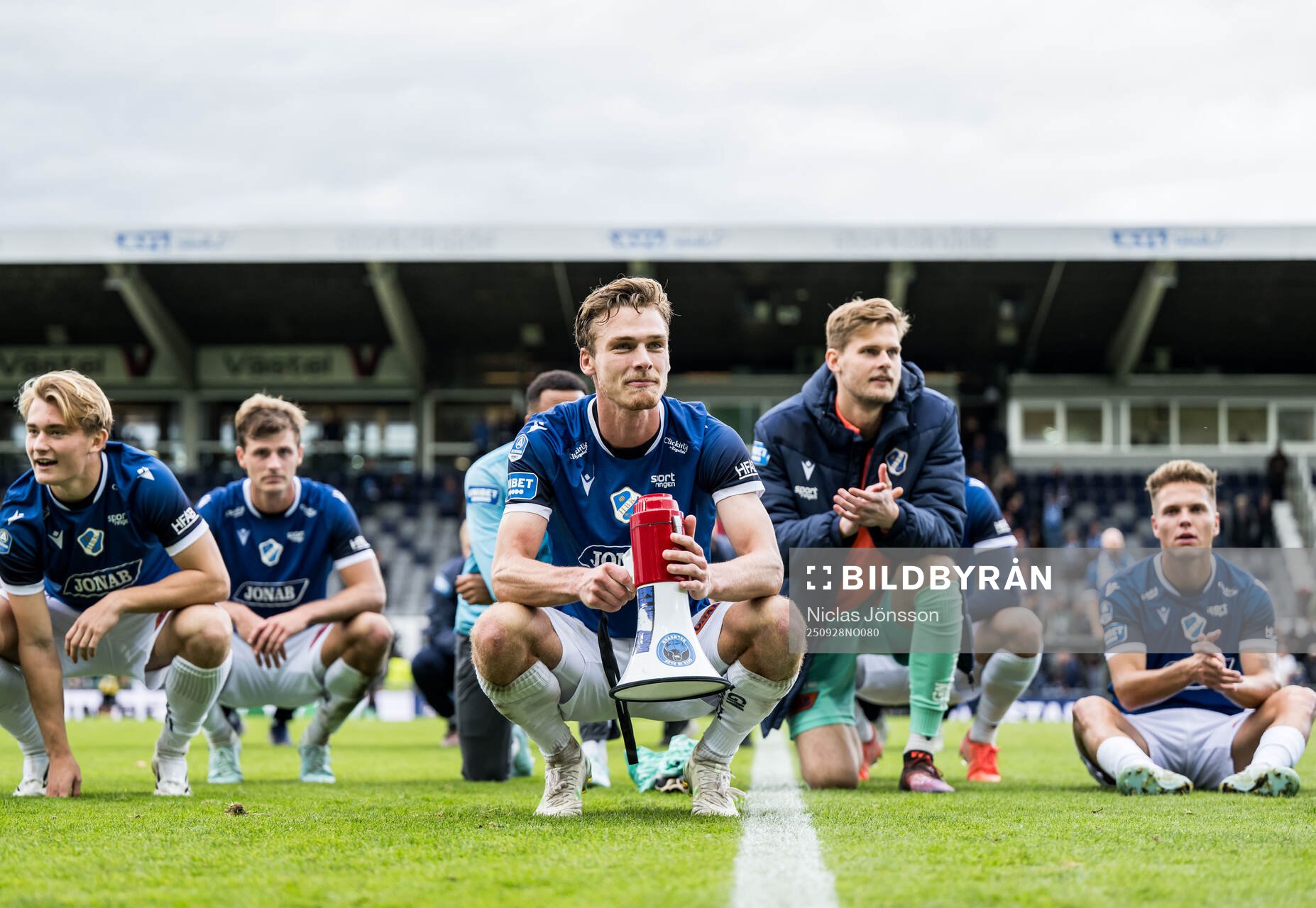 Halmstads Villiam Granath jublar