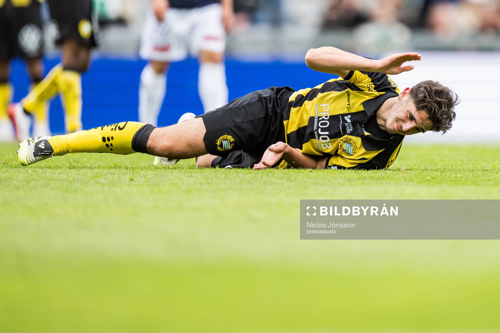 Hammarbys Adrian Lahdo deppar