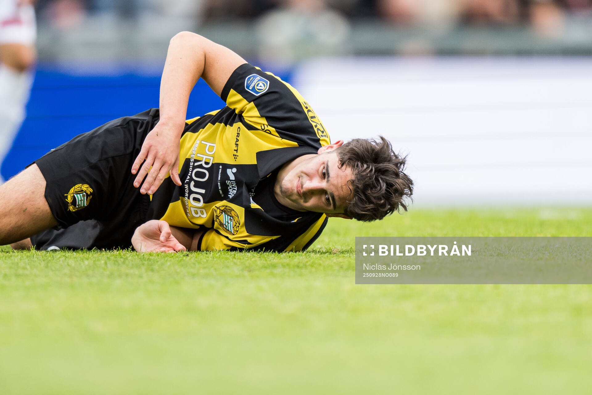 Hammarbys Adrian Lahdo deppar