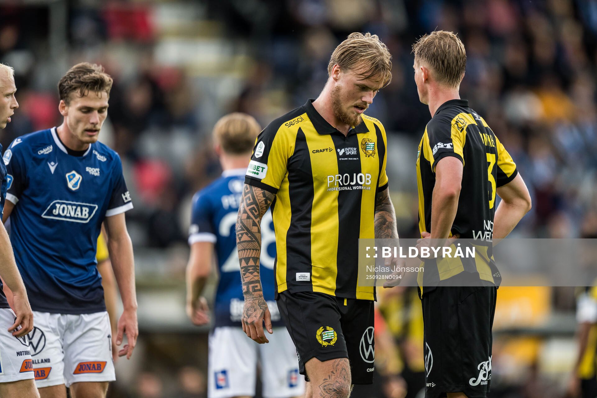 Hammarbys Victor Eriksson deppar