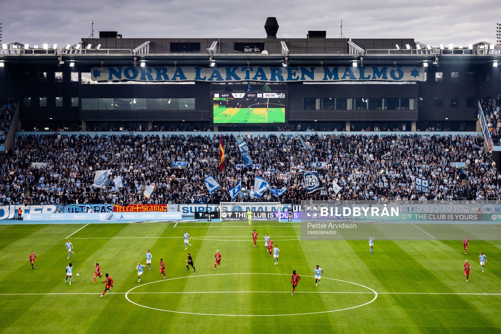 Generell vy över Eleda Stadion
