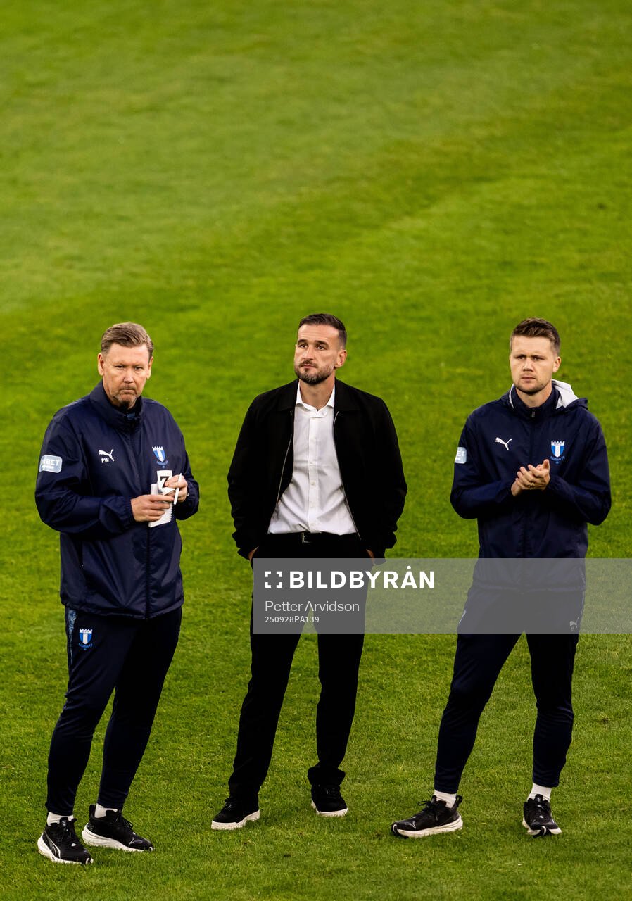 Malmö FFs assisterande tränare Peter Wettergren,