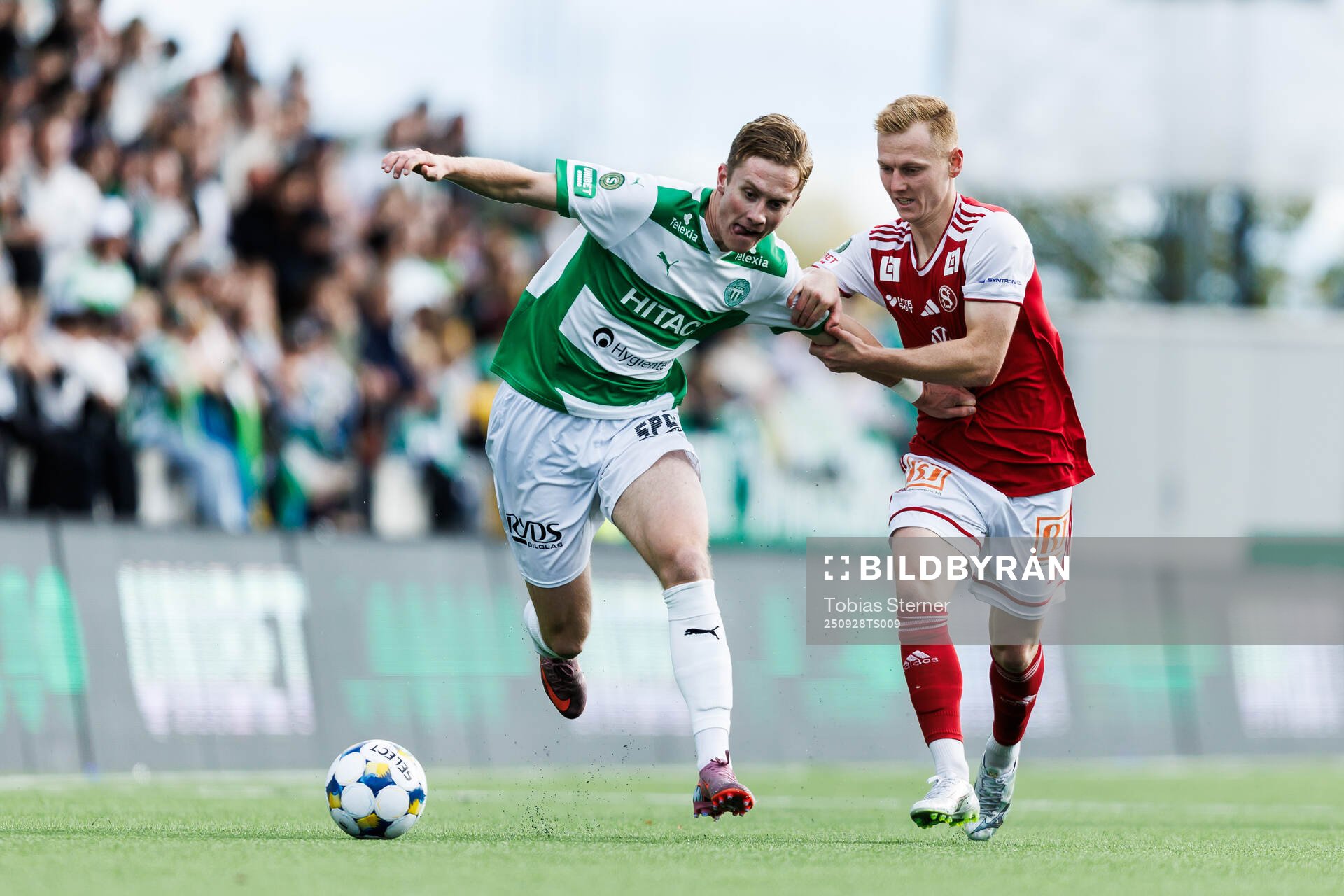 Västerås Karl Gunnarsson och Sandvikens IFs Christopher