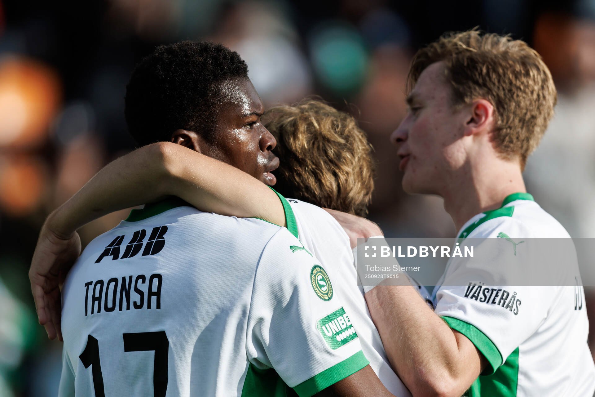 Västerås Sountonoma Axel Taonsa jublar