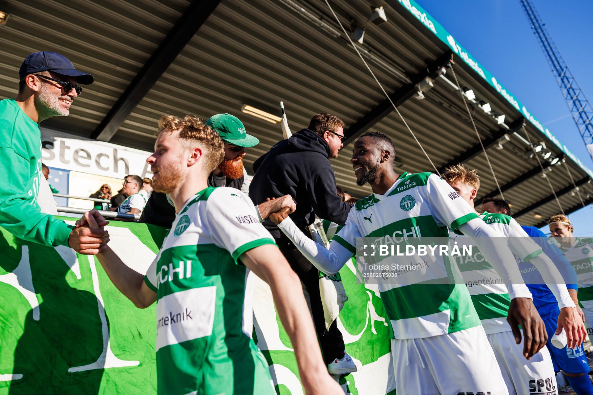 Västerås Frederic Nsabiyumva jublar