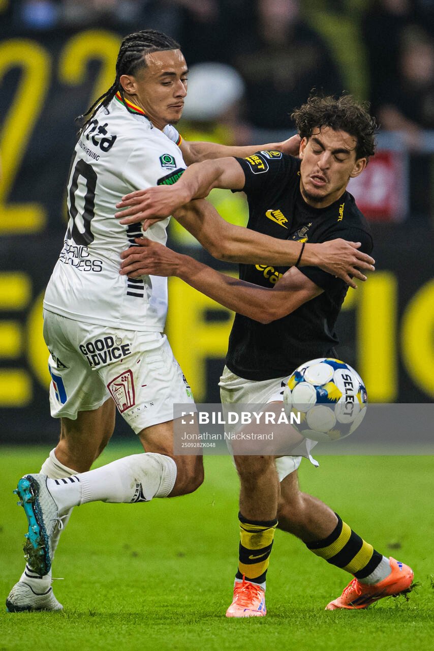 GAIS Amin Boudri och AIKs Taha Ayari
