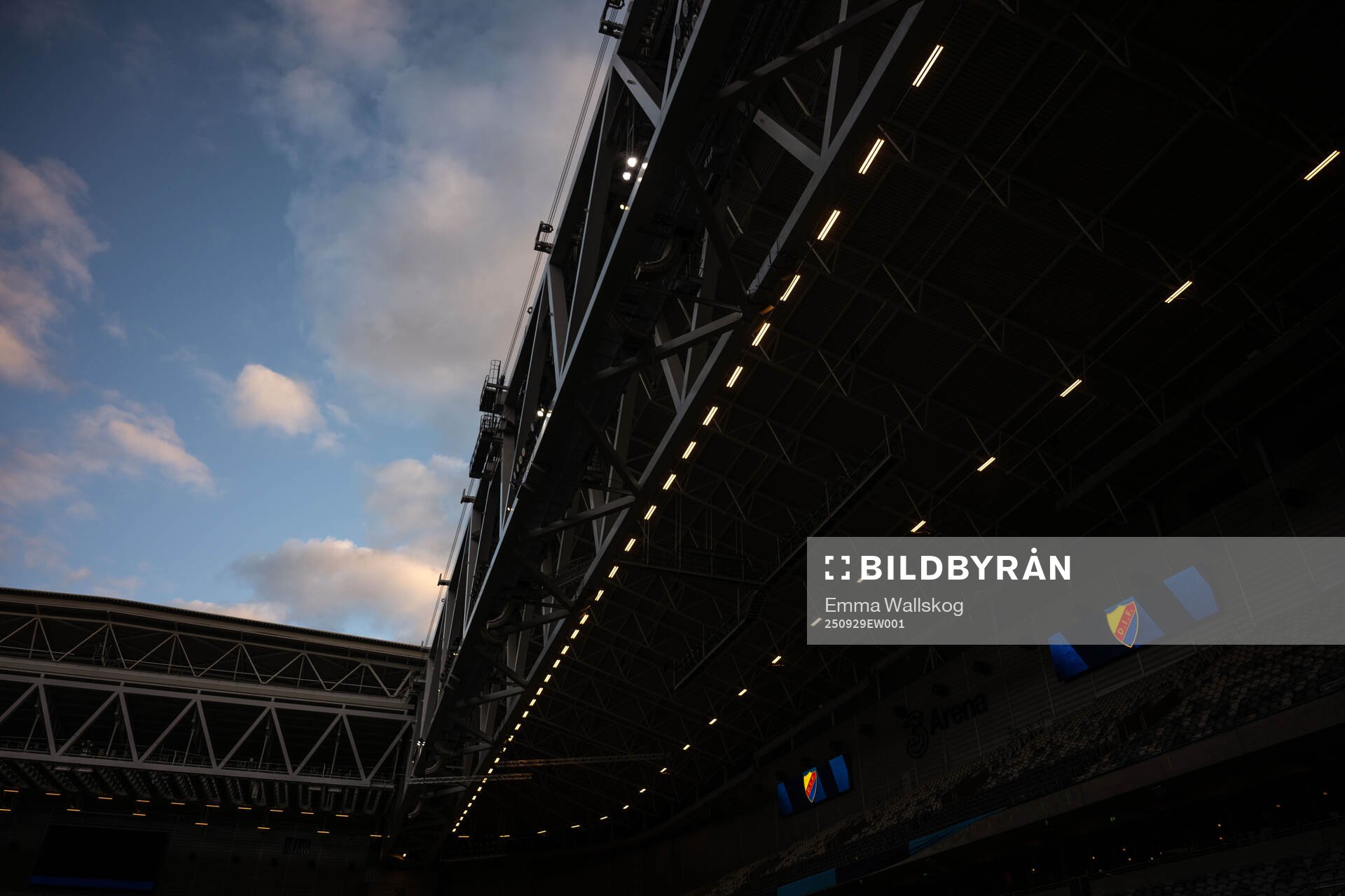 Interiör vy över 3Arena