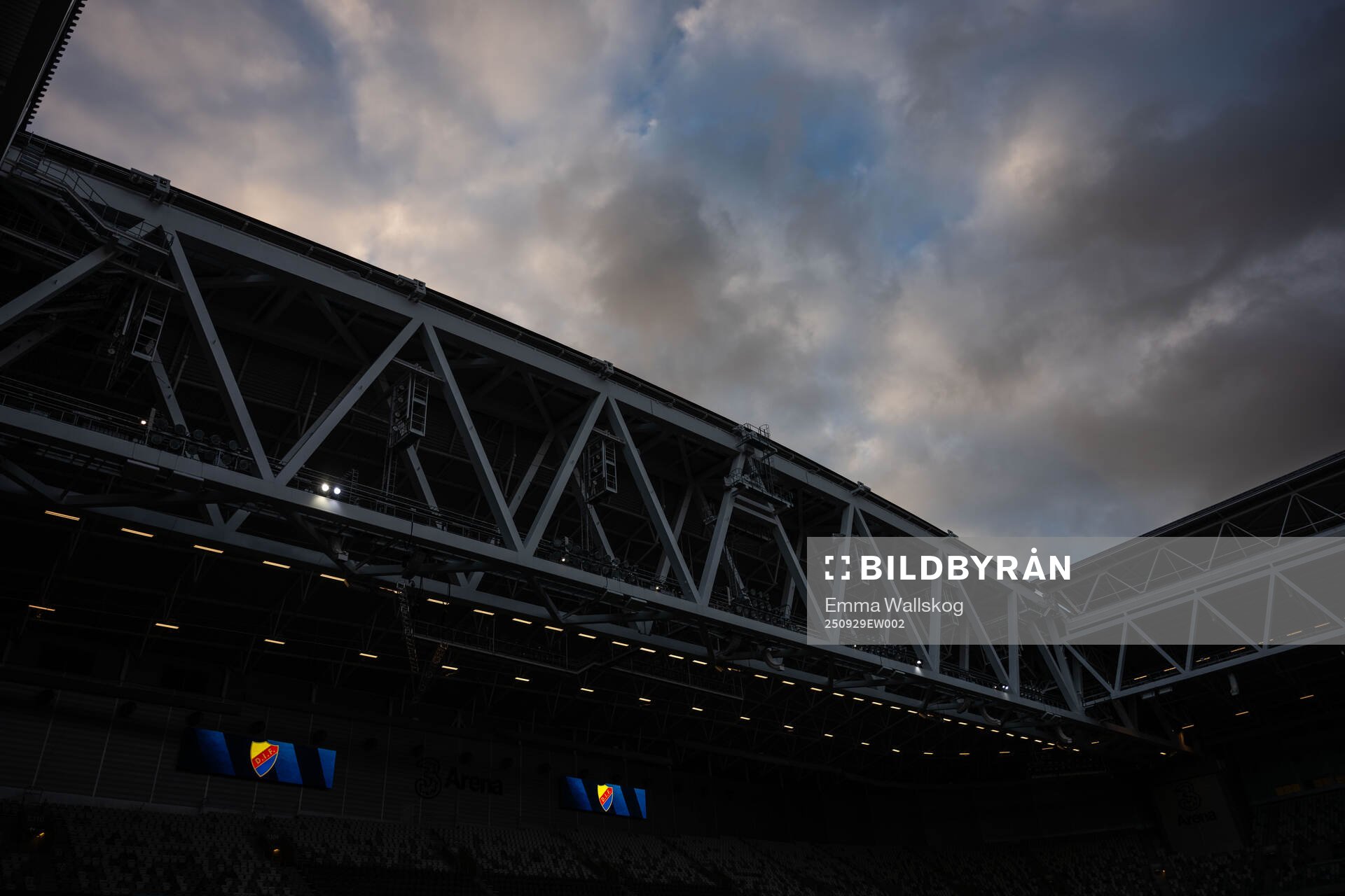 Interiör vy över 3Arena