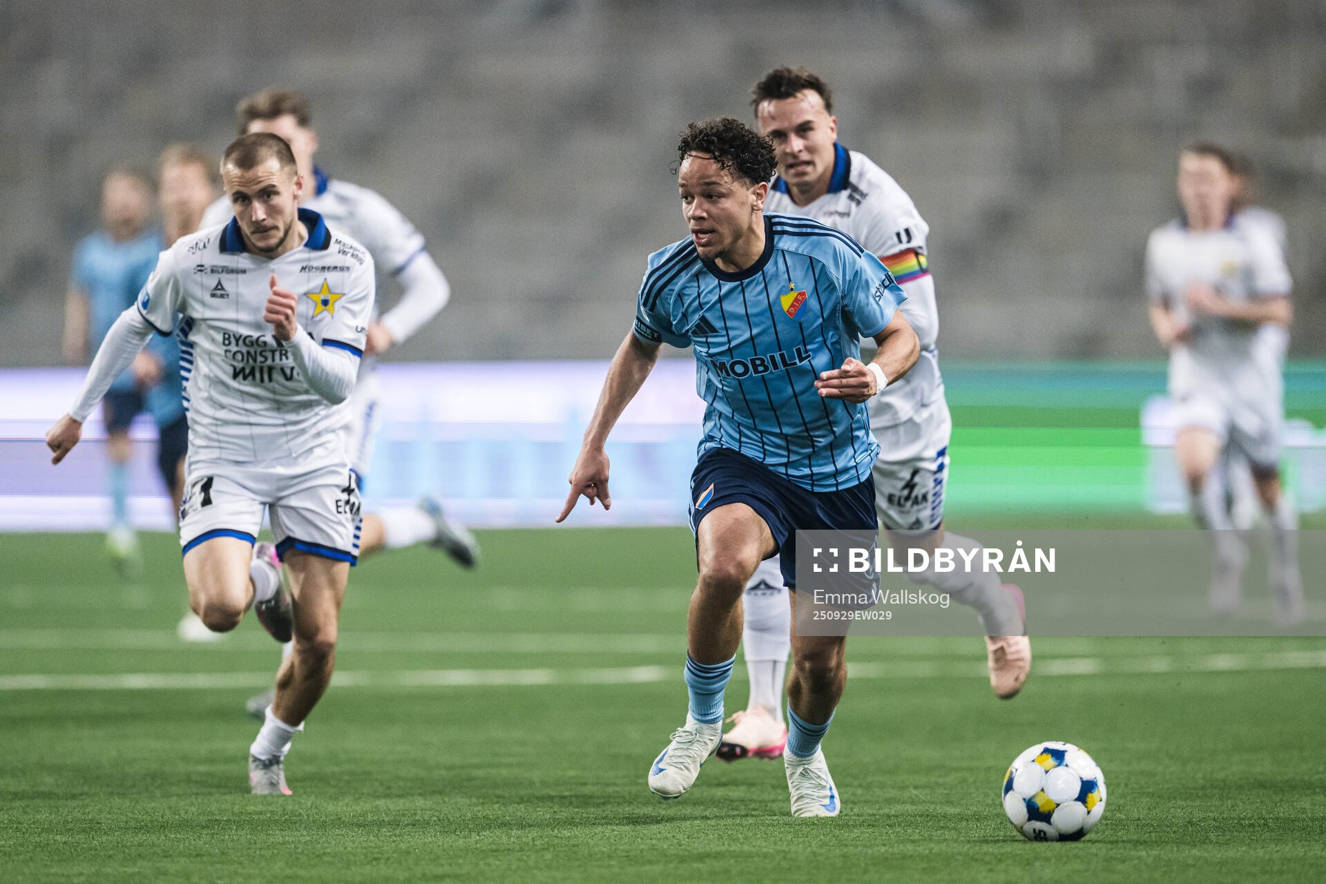 Sirius Melker Heier och Djurgårdens Mikael Anderson