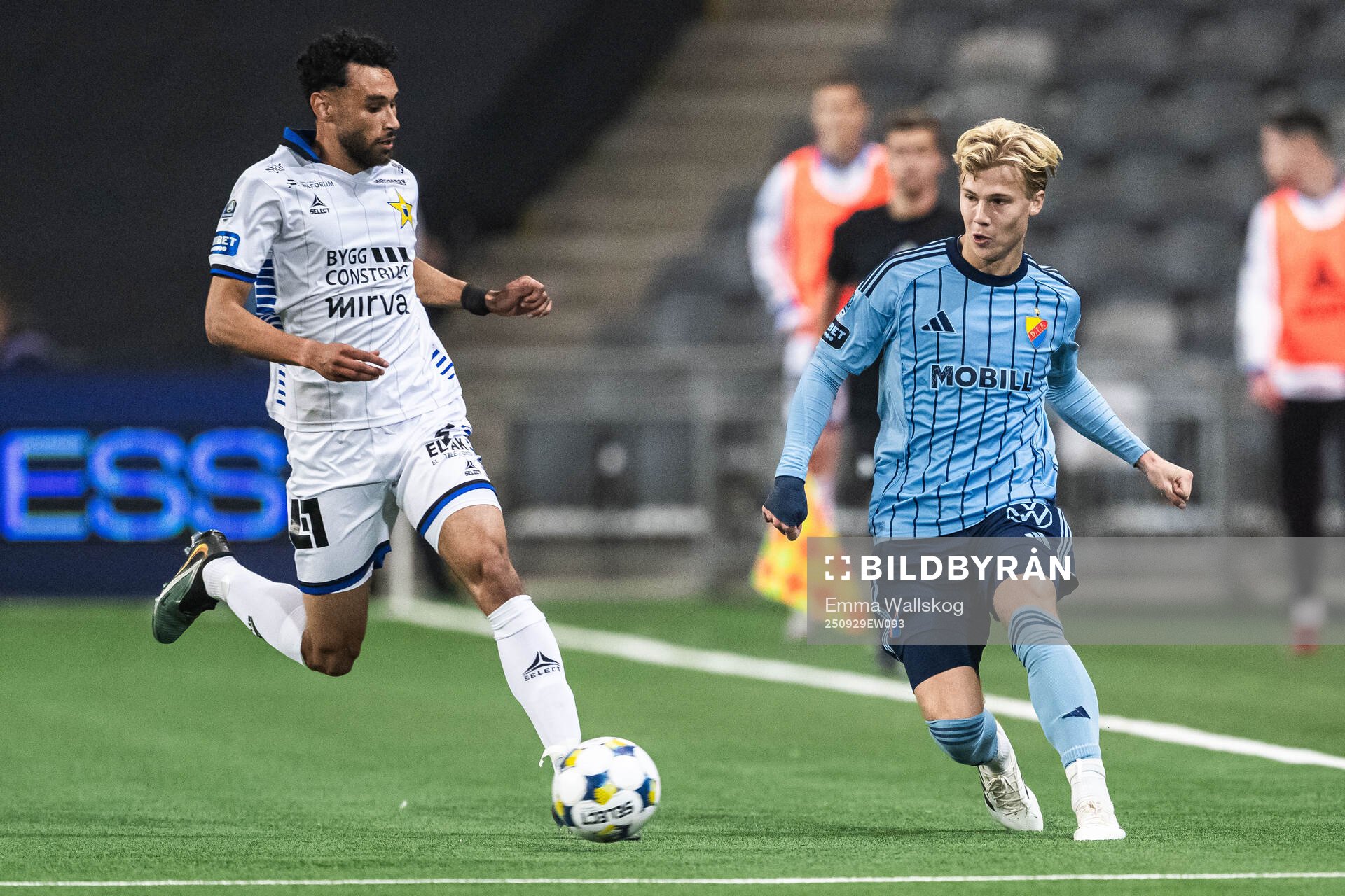 Sirius Joakim Persson och Djurgårdens Theo Bergvall