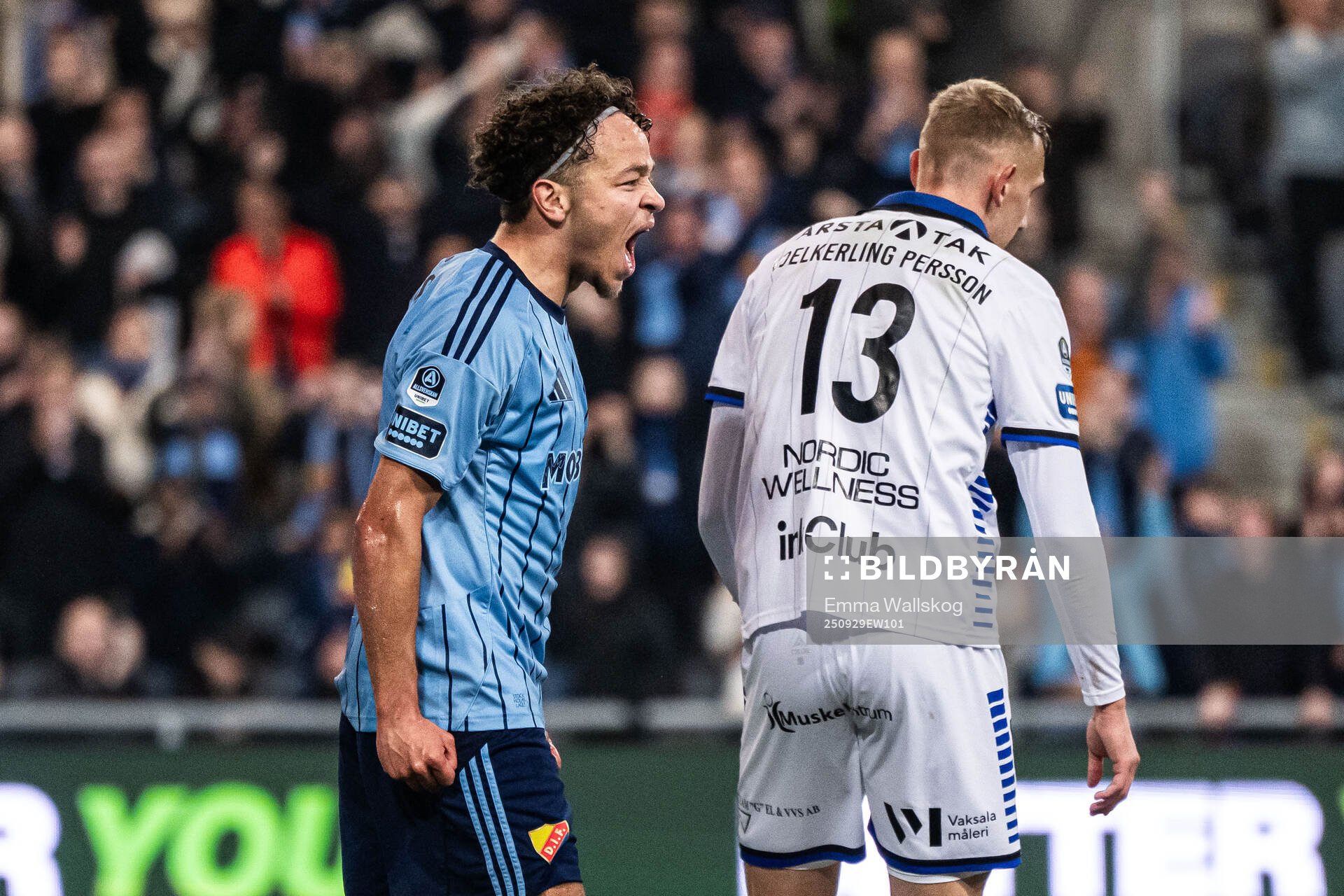 Djurgårdens Mikael Anderson jublar