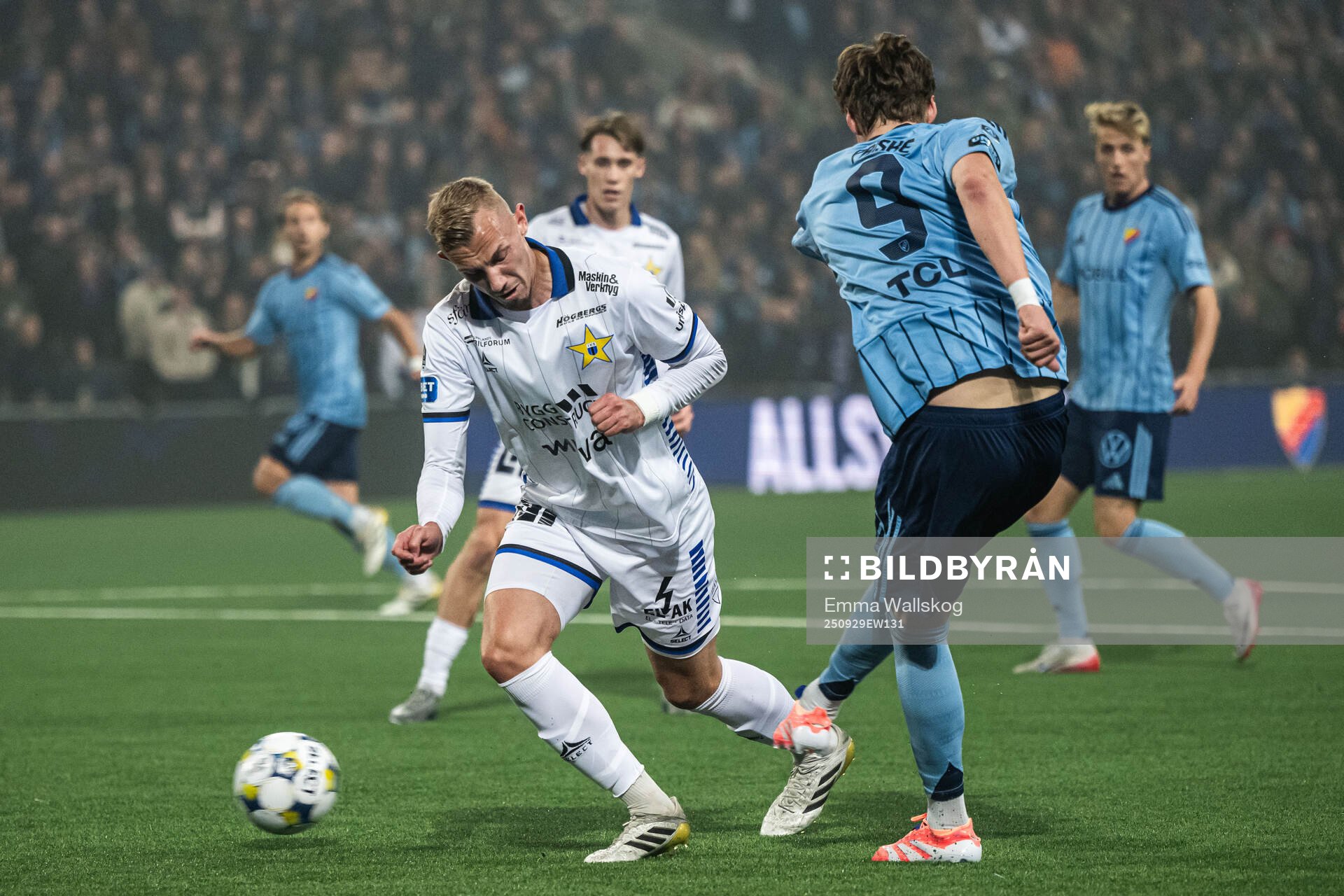 Djurgårdens August Priske Flyger gör 3-0 bakom Sirius