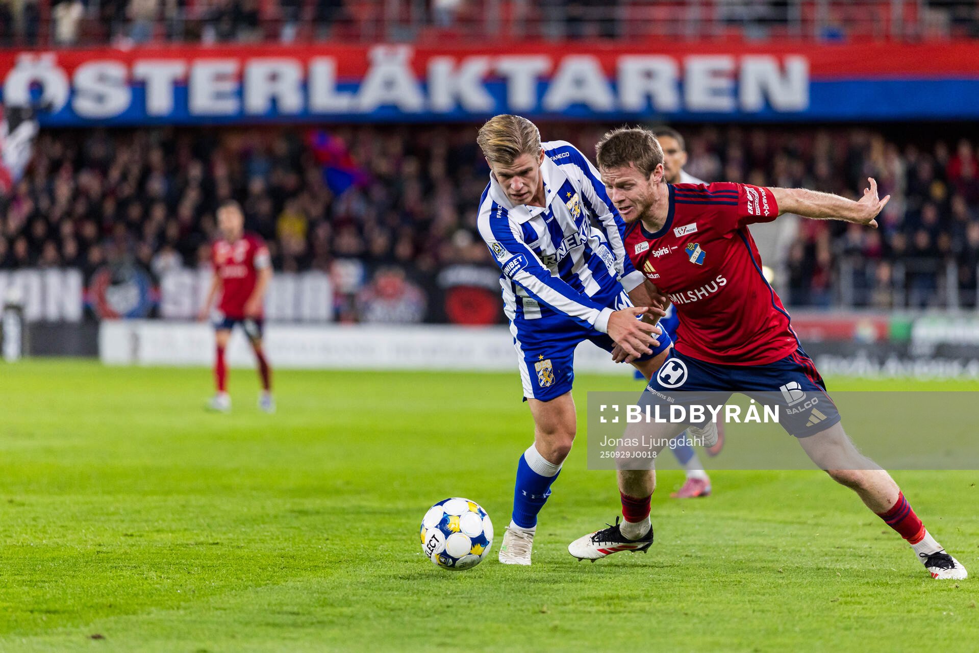 IFK Göteborgs Felix Eriksson och Östers Daniel Ljung