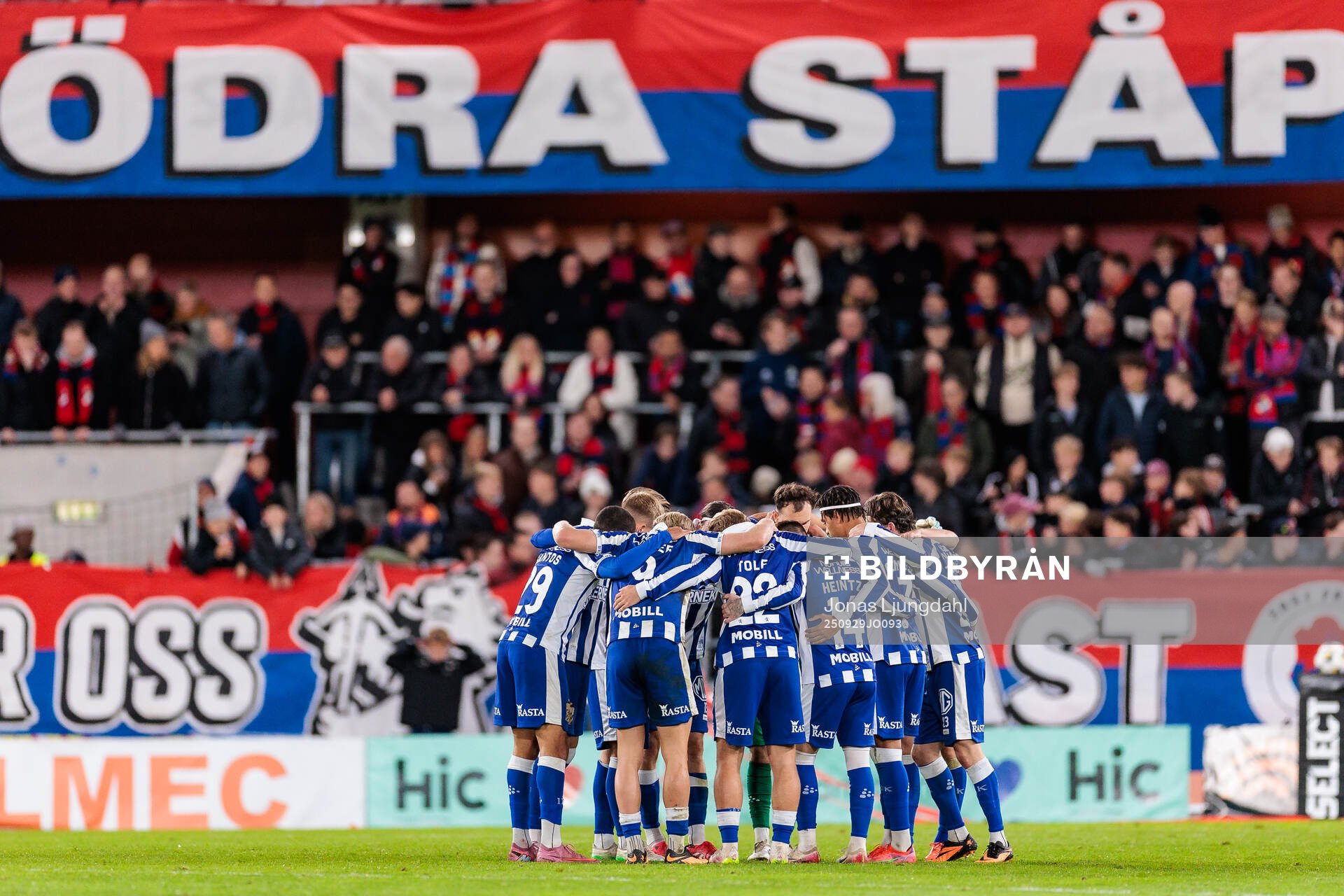 IFK Göteborgs spelare samlas