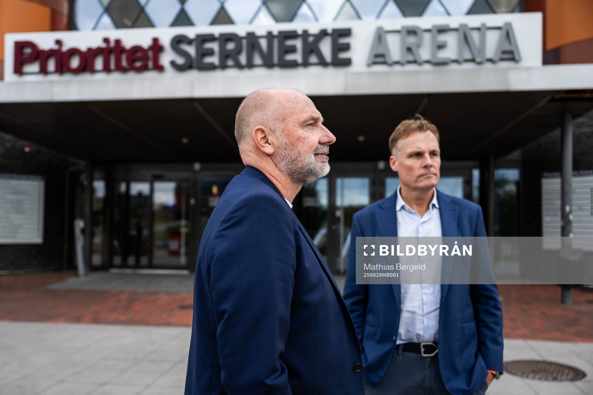 IFK Göteborgs klubbdirektör Håkan Mild och Ola Serneke,