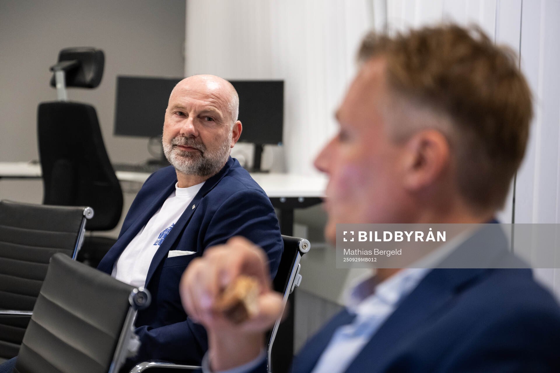 IFK Göteborgs klubbdirektör Håkan Mild och Ola Serneke,