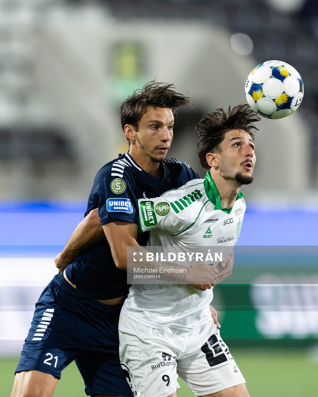 Utsiktens Kevin Rodeblad Lowe och Brages Filip Trpcevski