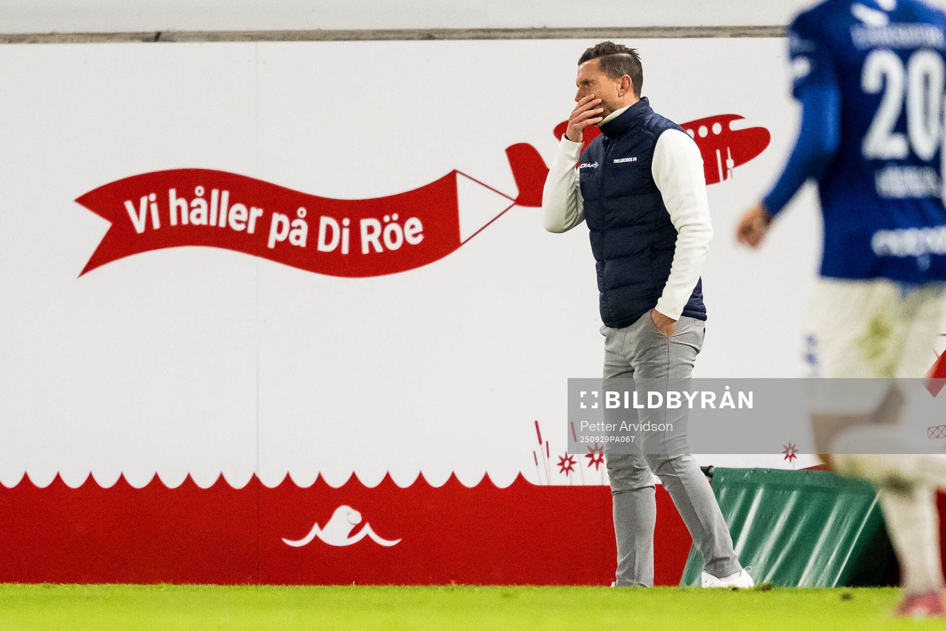 Trelleborgs tränare Kristian Haynes deppar