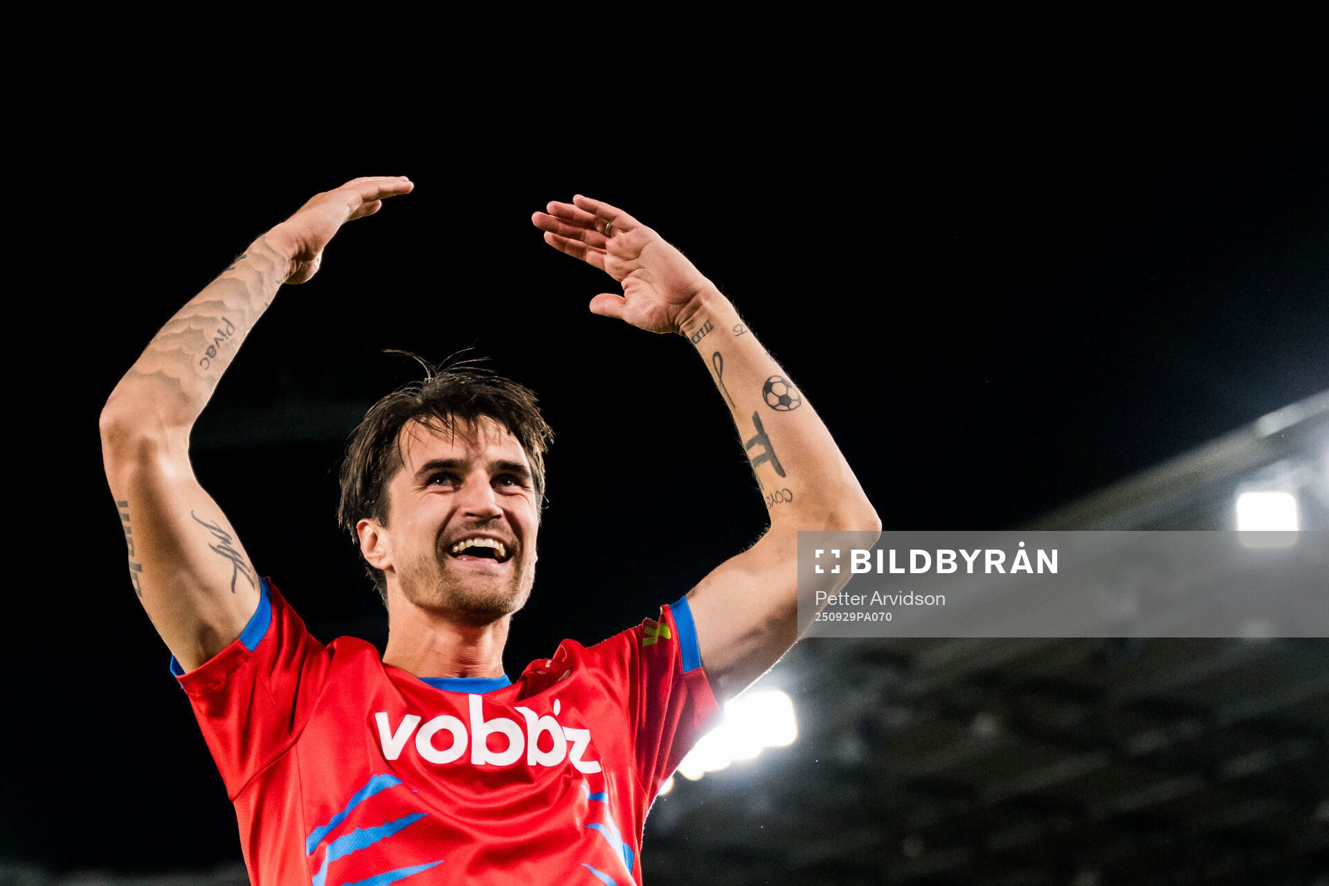 Helsingborgs Jon Birkfeldt jublar