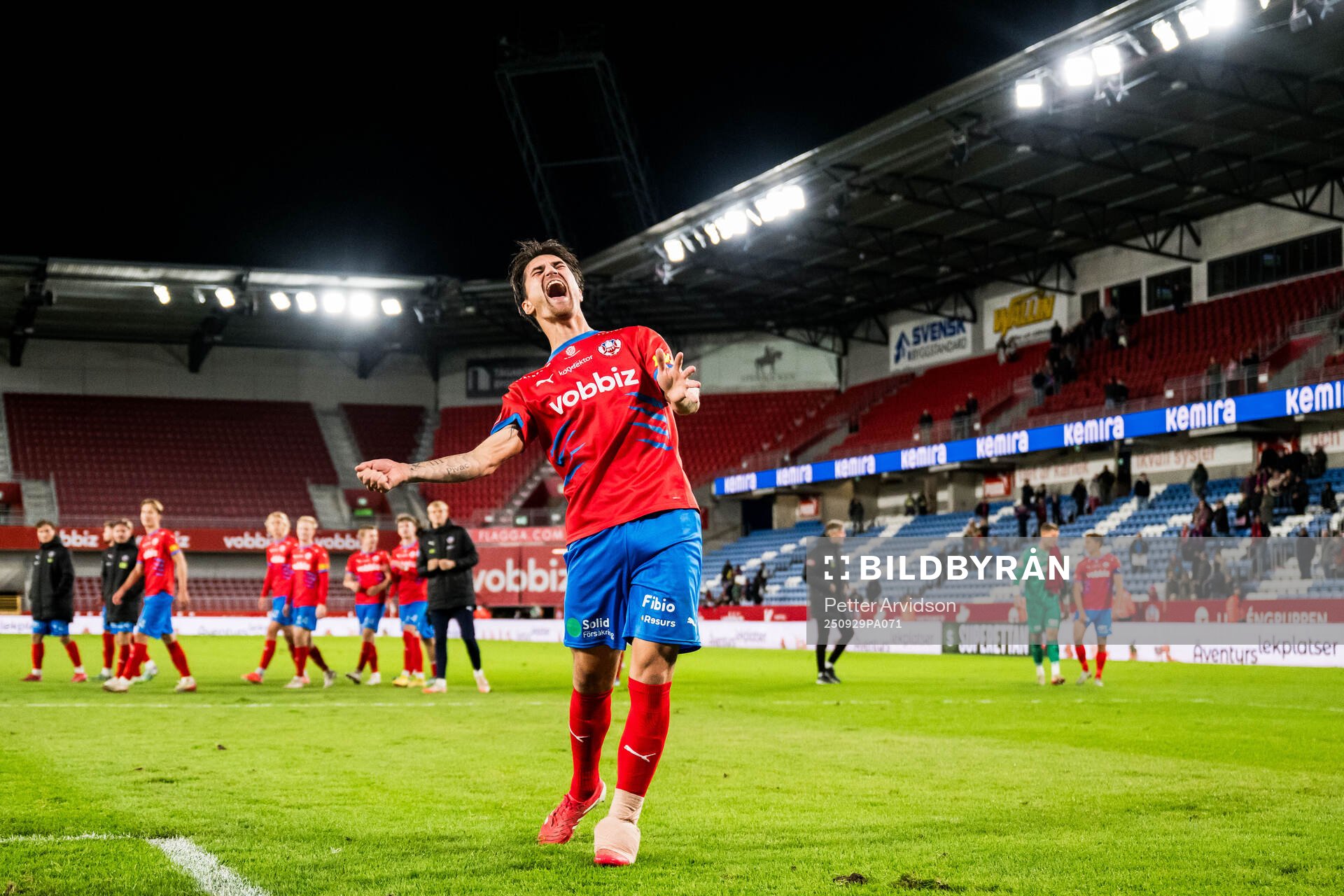 Helsingborgs Jon Birkfeldt jublar