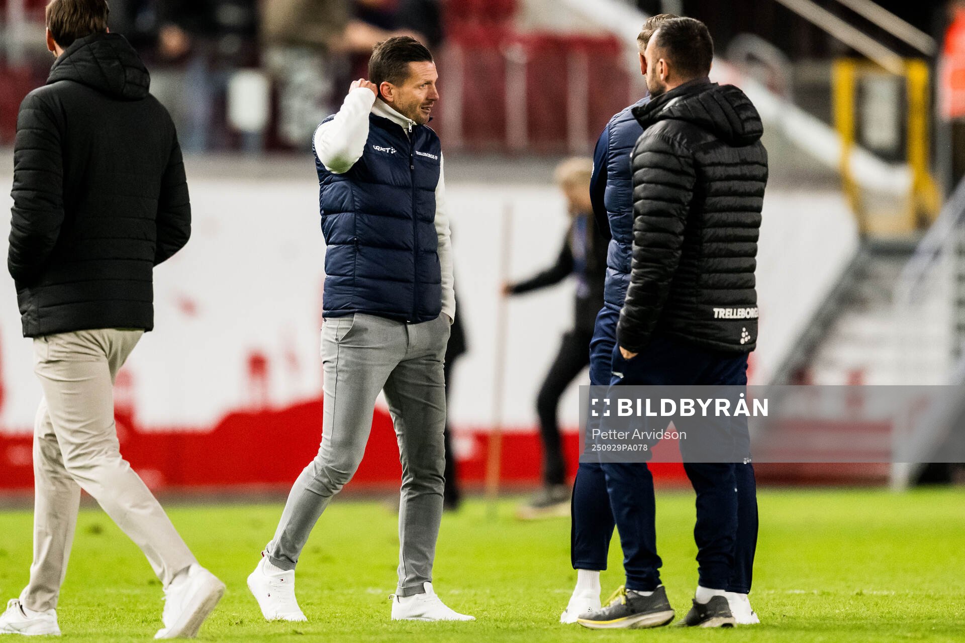 Trelleborgs tränare Kristian Haynes deppar
