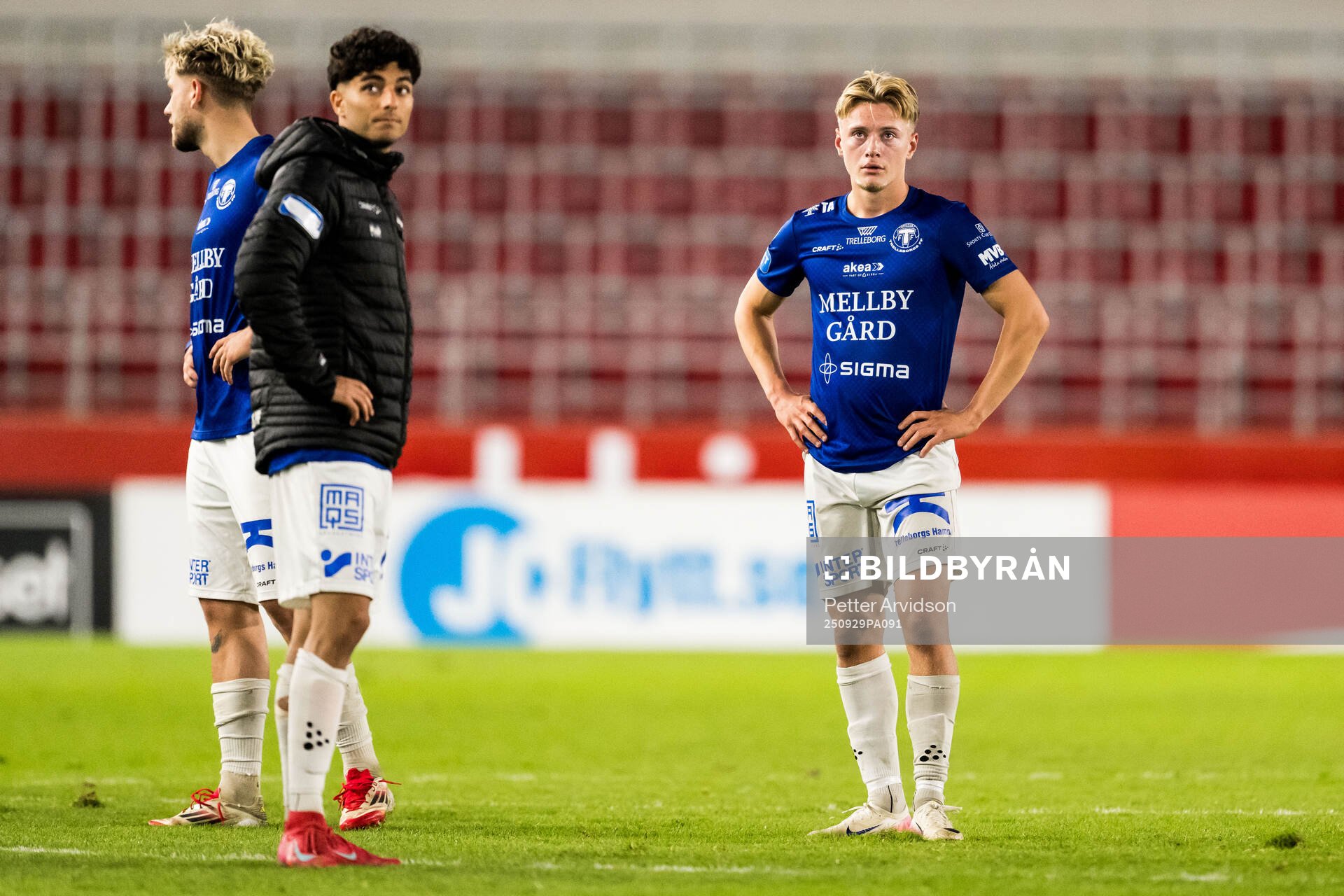 Trelleborgs Oskar Ruuska deppar