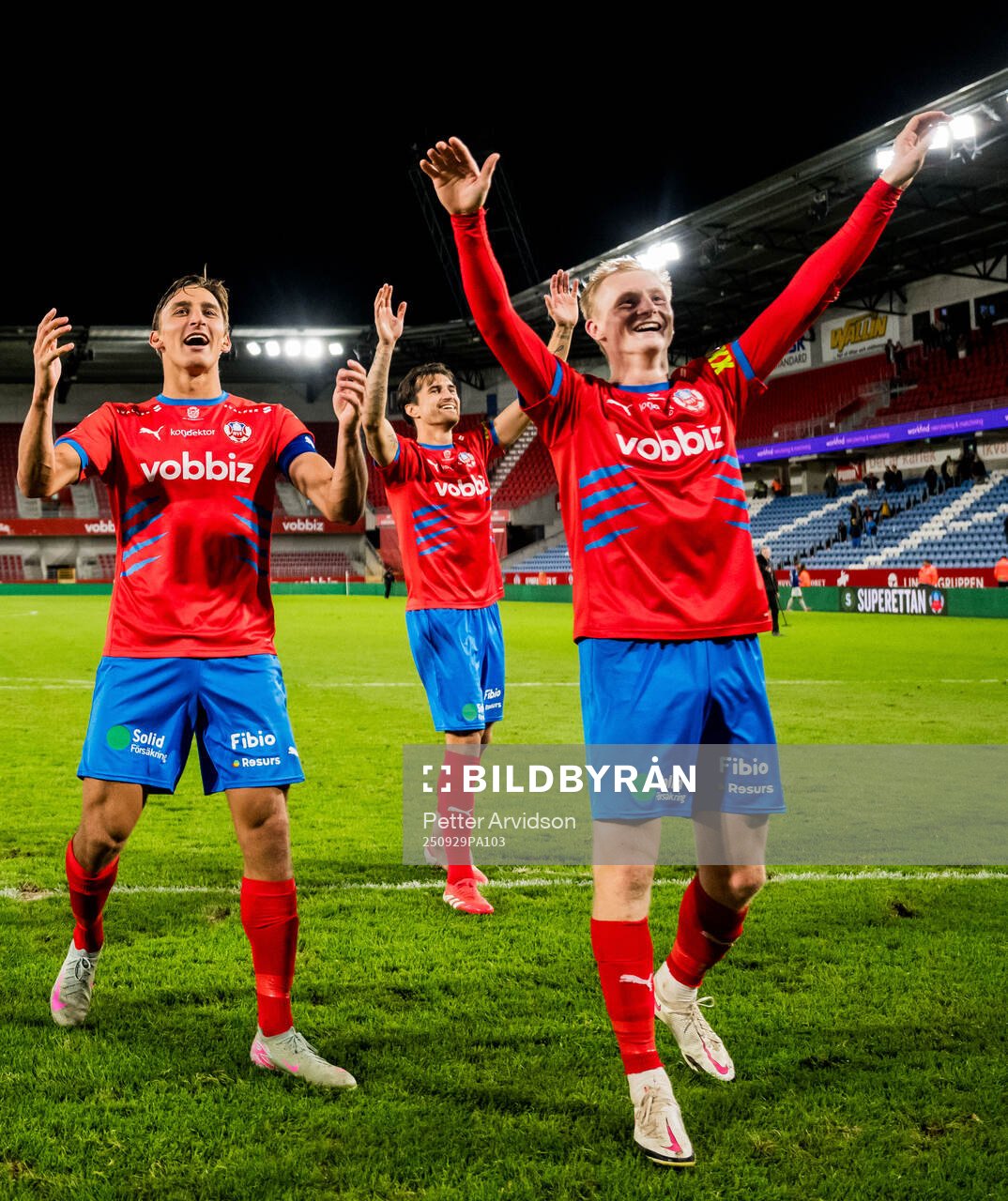 Helsingborgs Wilhelm Nilsson, Wilhelm Loeper och Oscar Aga