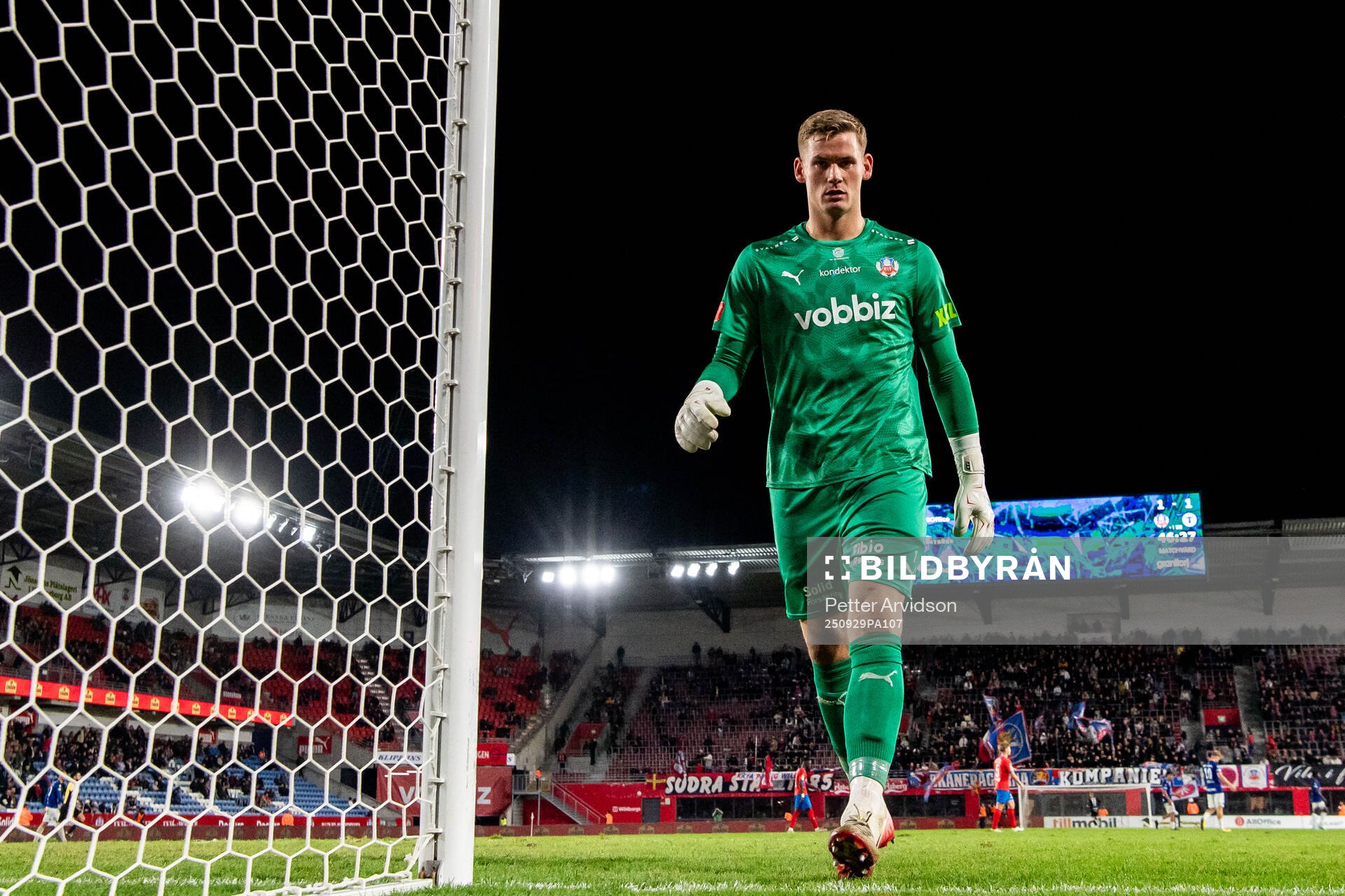 Helsingborgs målvakt Johan Brattberg