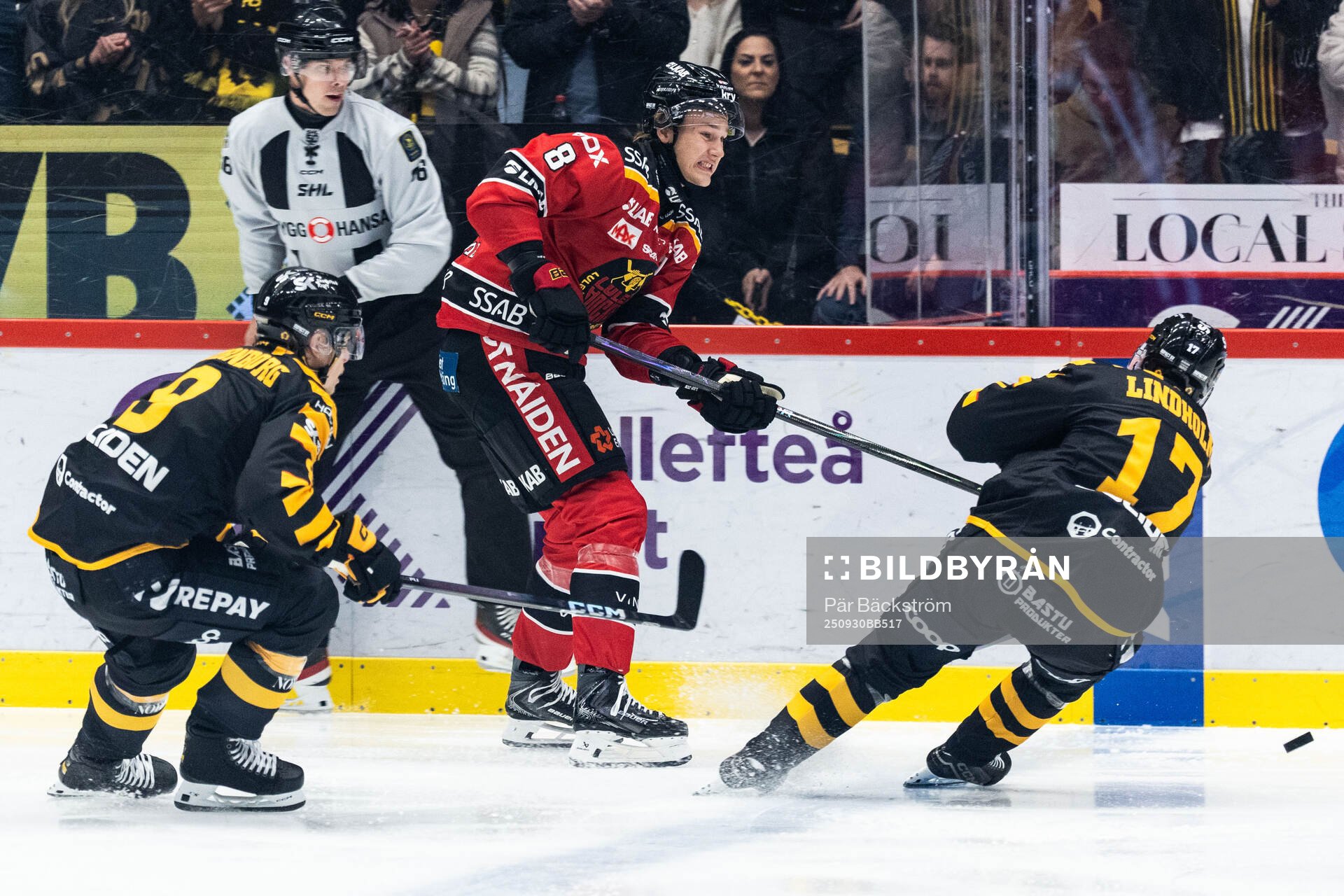 Luleås William Håkansson mot Skellefteås Victor
