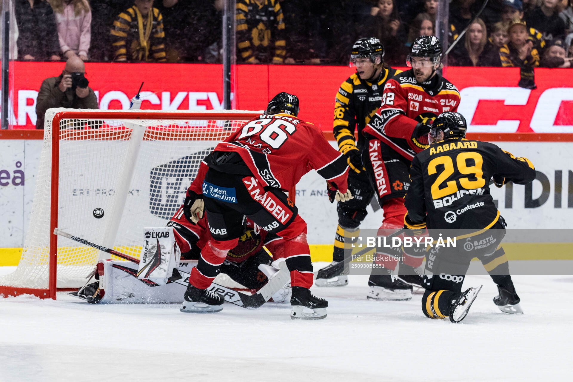 Skellefteås Mikkel Aagaard gör 1-0