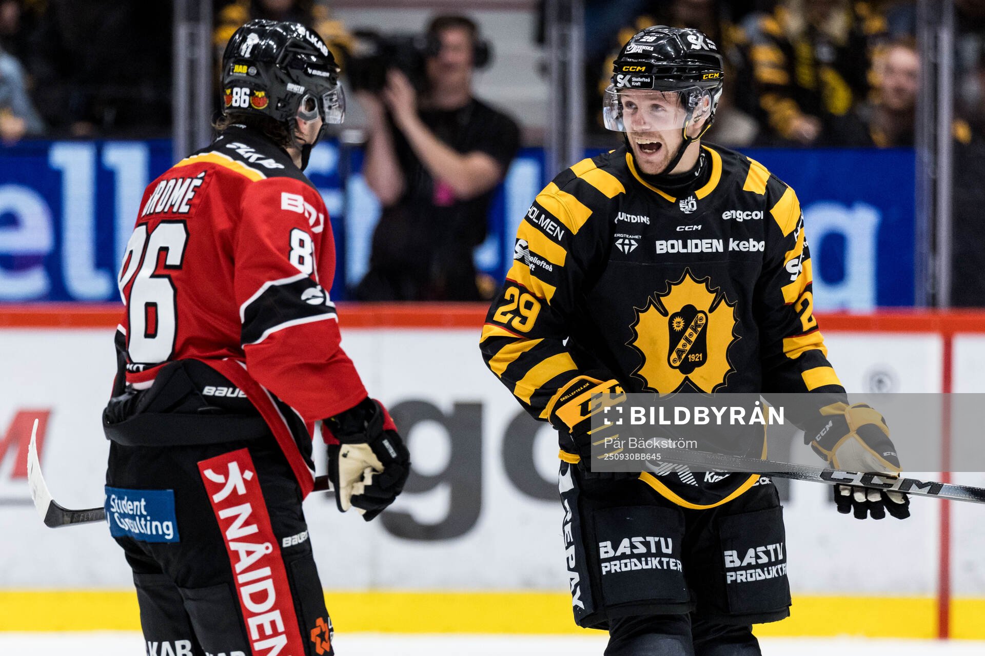 Luleås Mathias Bromé och Skellefteås Mikkel Aagaard