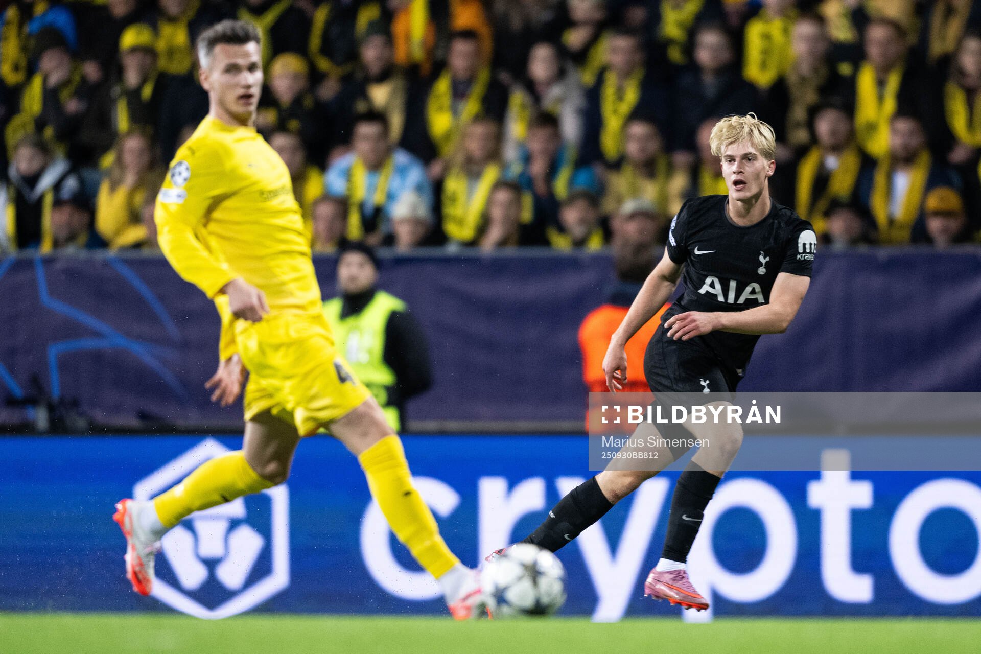Lucas Bergvall of Tottenham Hotspur