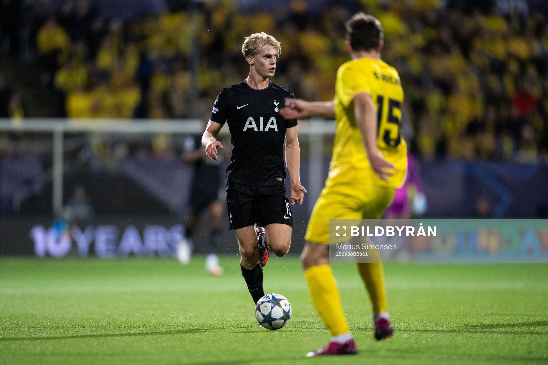 Lucas Bergvall of Tottenham Hotspur