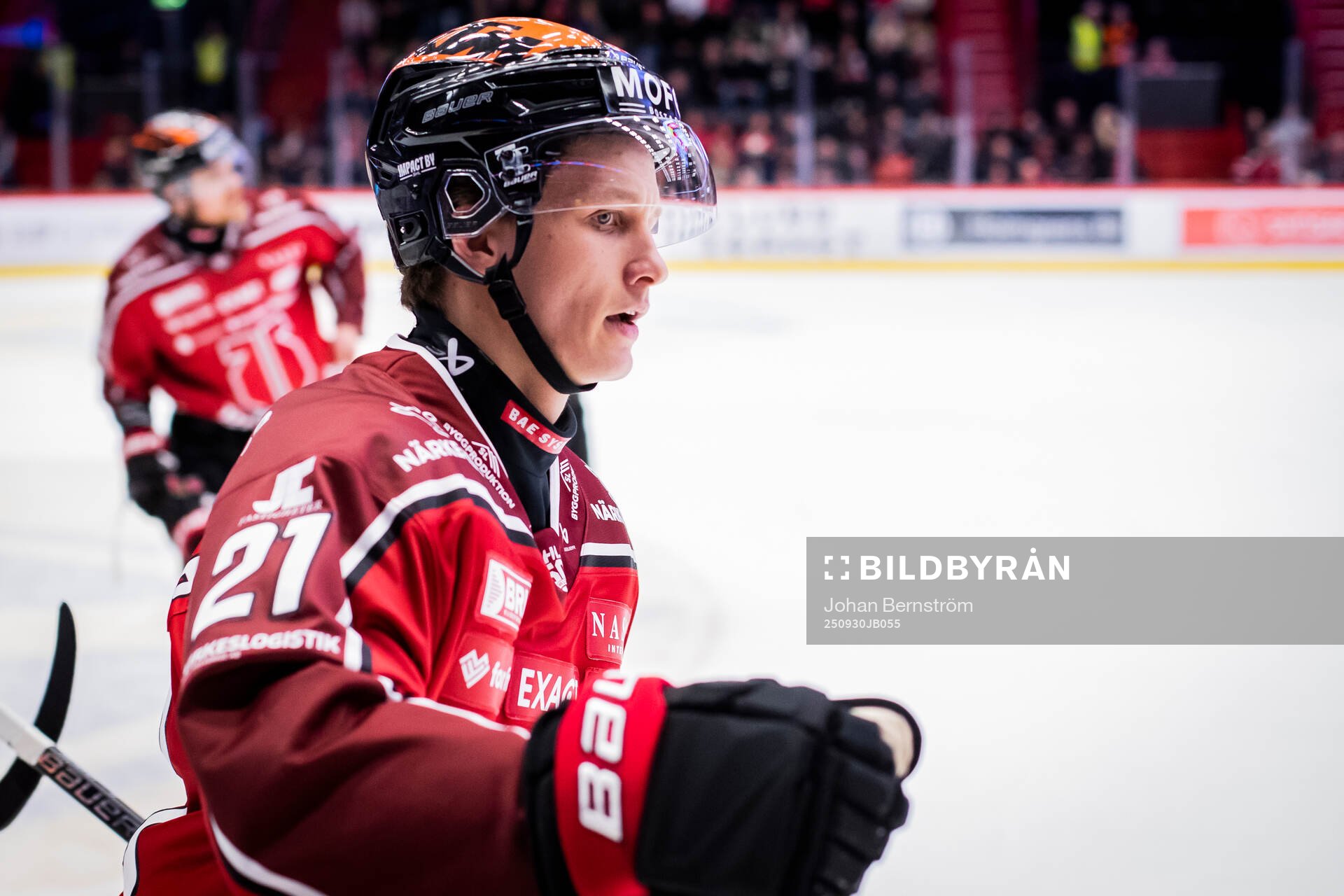 Örebros Patrik Puistola jublar vid 1-1