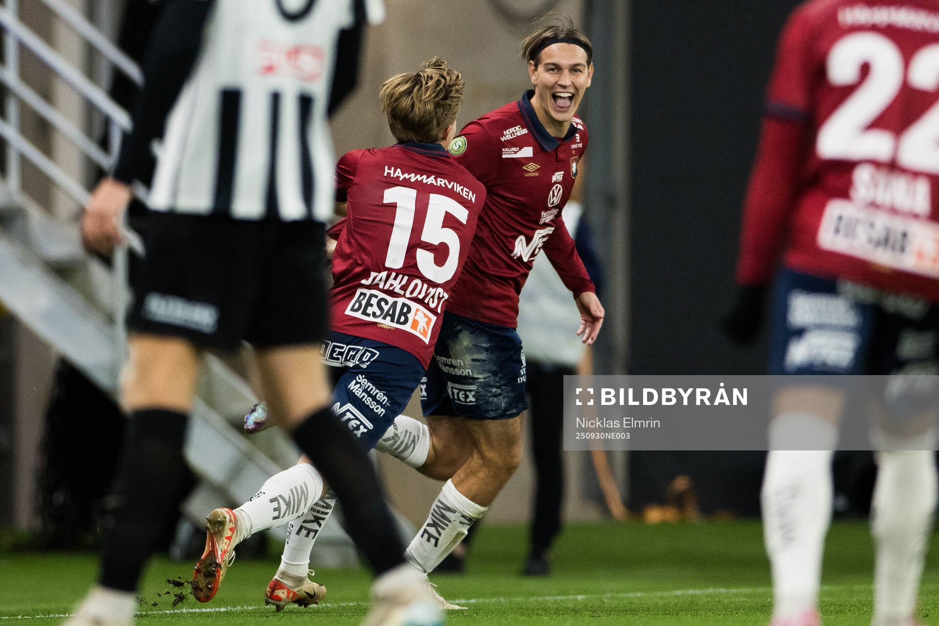 Örgrytes Noah Christoffersson jublar