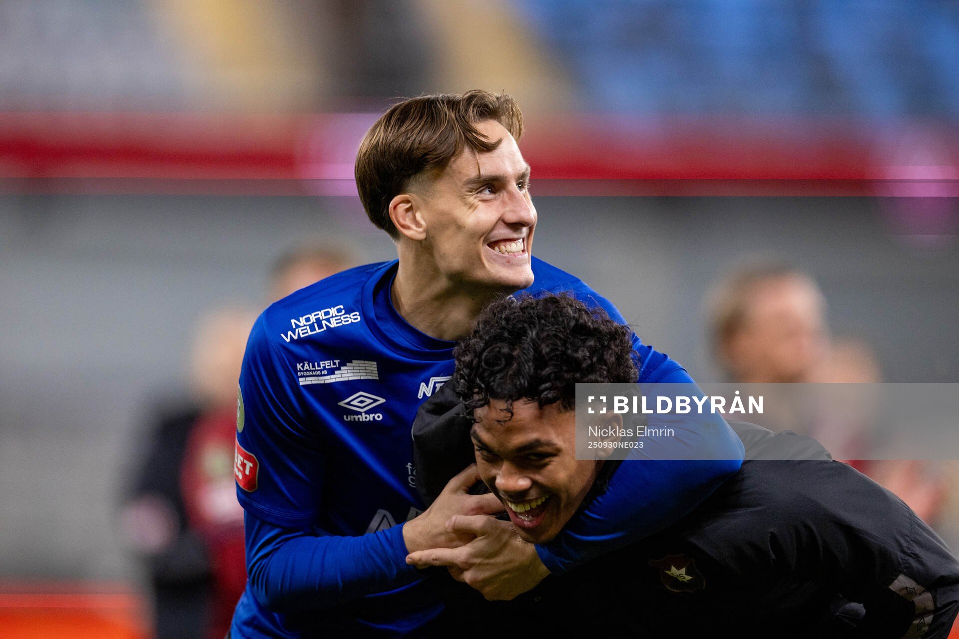Örgrytes Hampus Gustafsson jublar