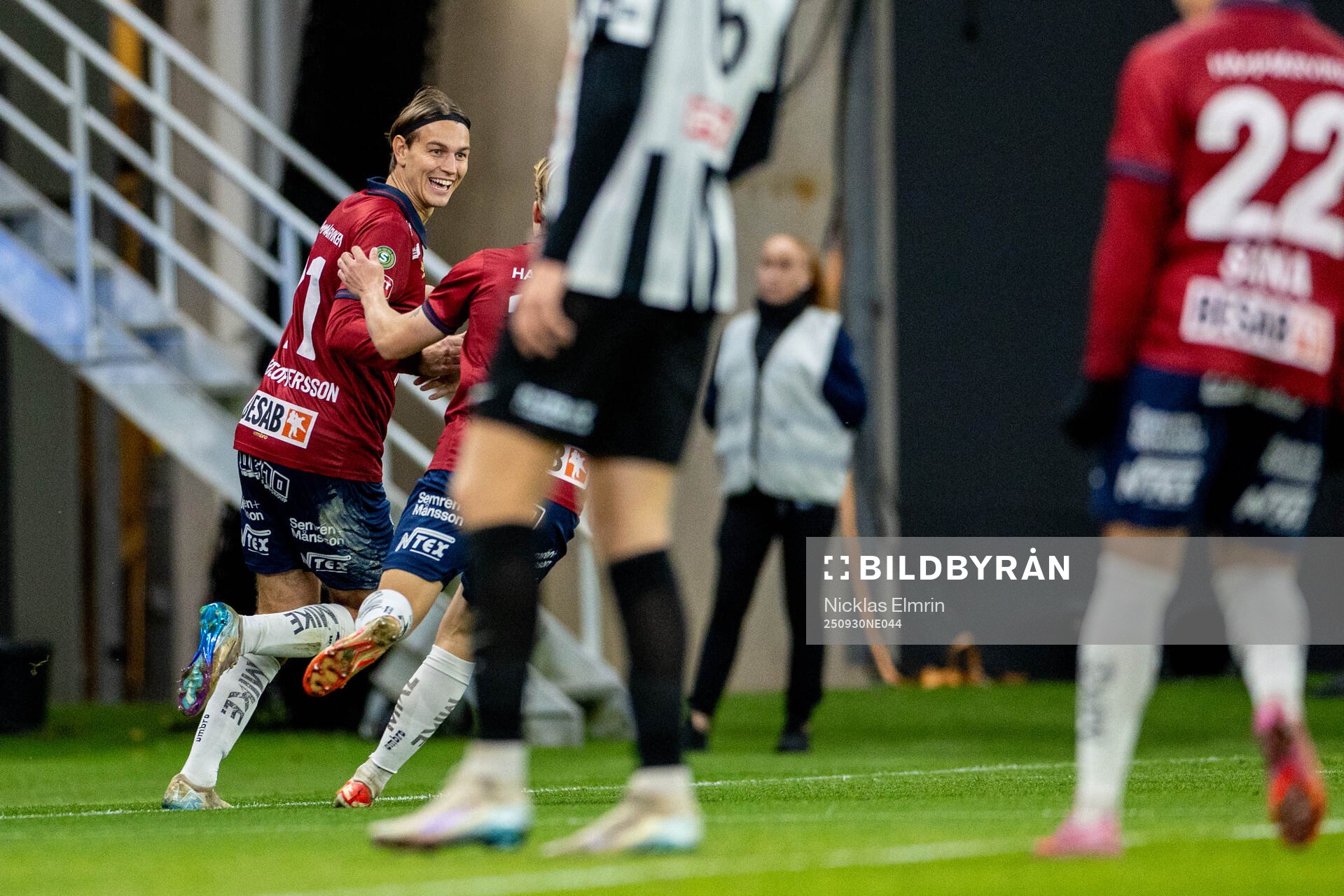 Örgrytes Noah Christoffersson jublar