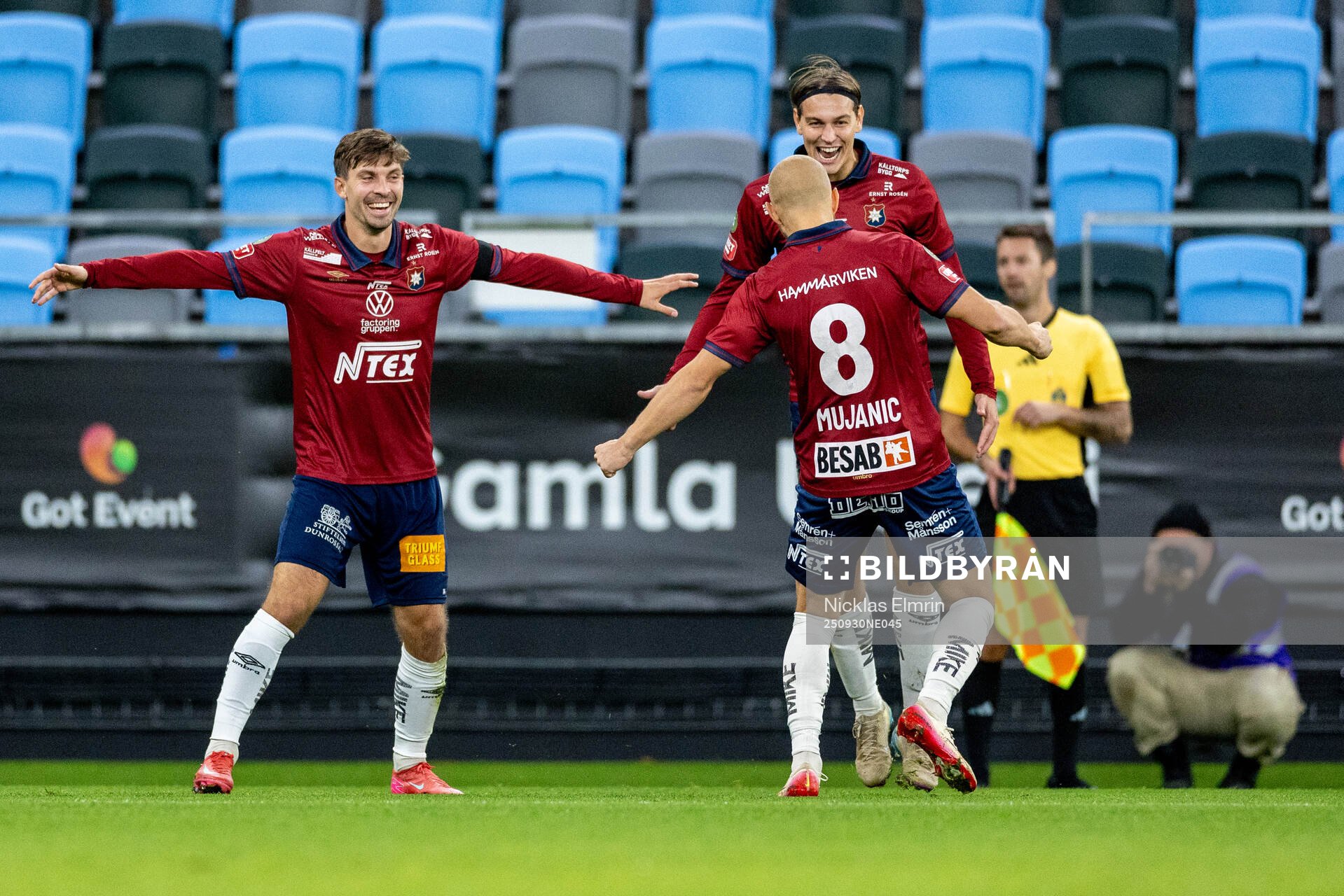 Örgrytes Daniel Paulson, Noah Christoffersson och Amel