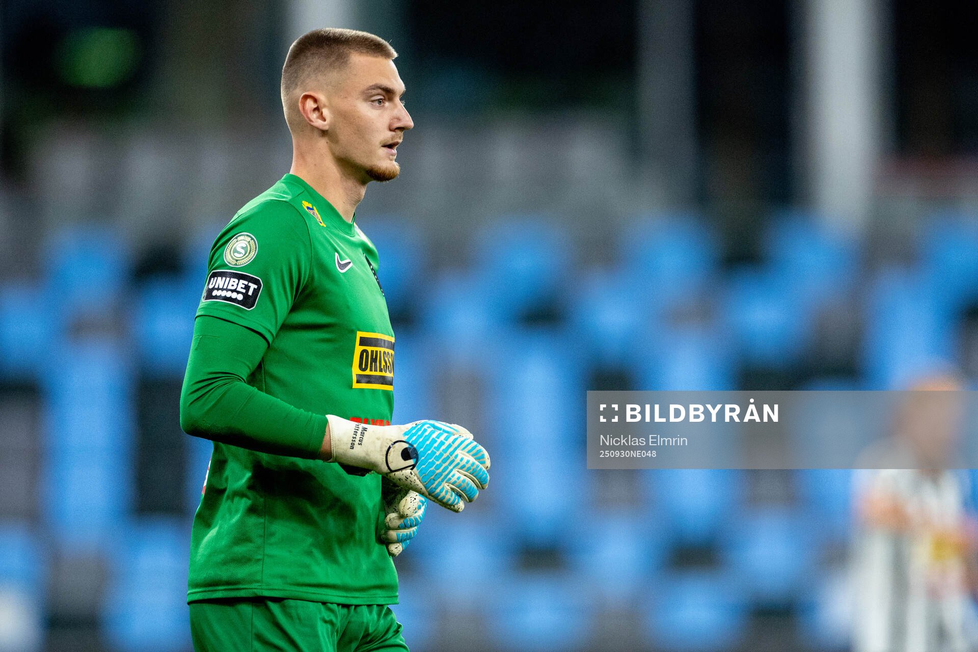 Landskronas målvakt Marcus Pettersson