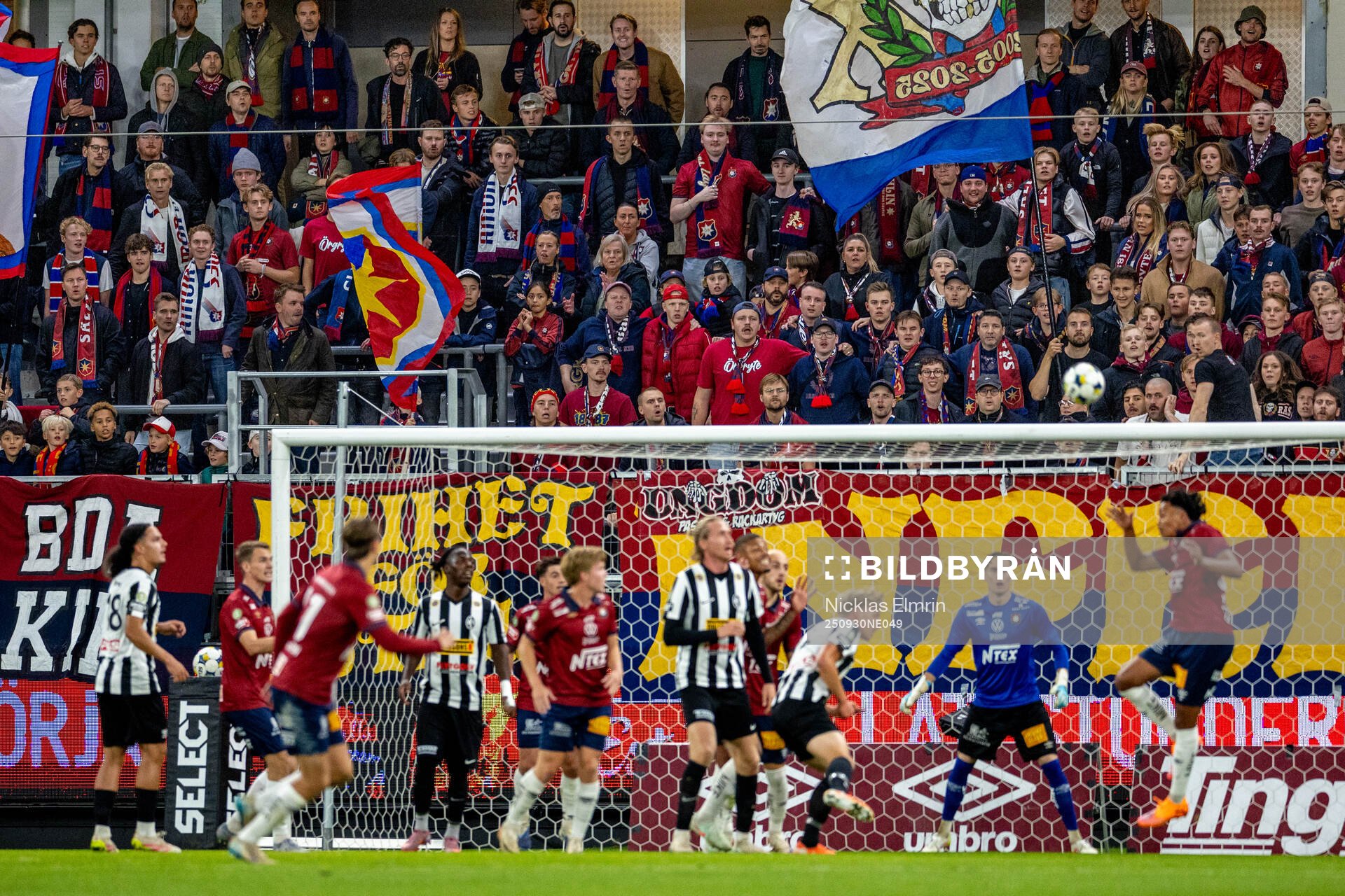 under fotbollsmatchen i Superettan mellan Örgryte och