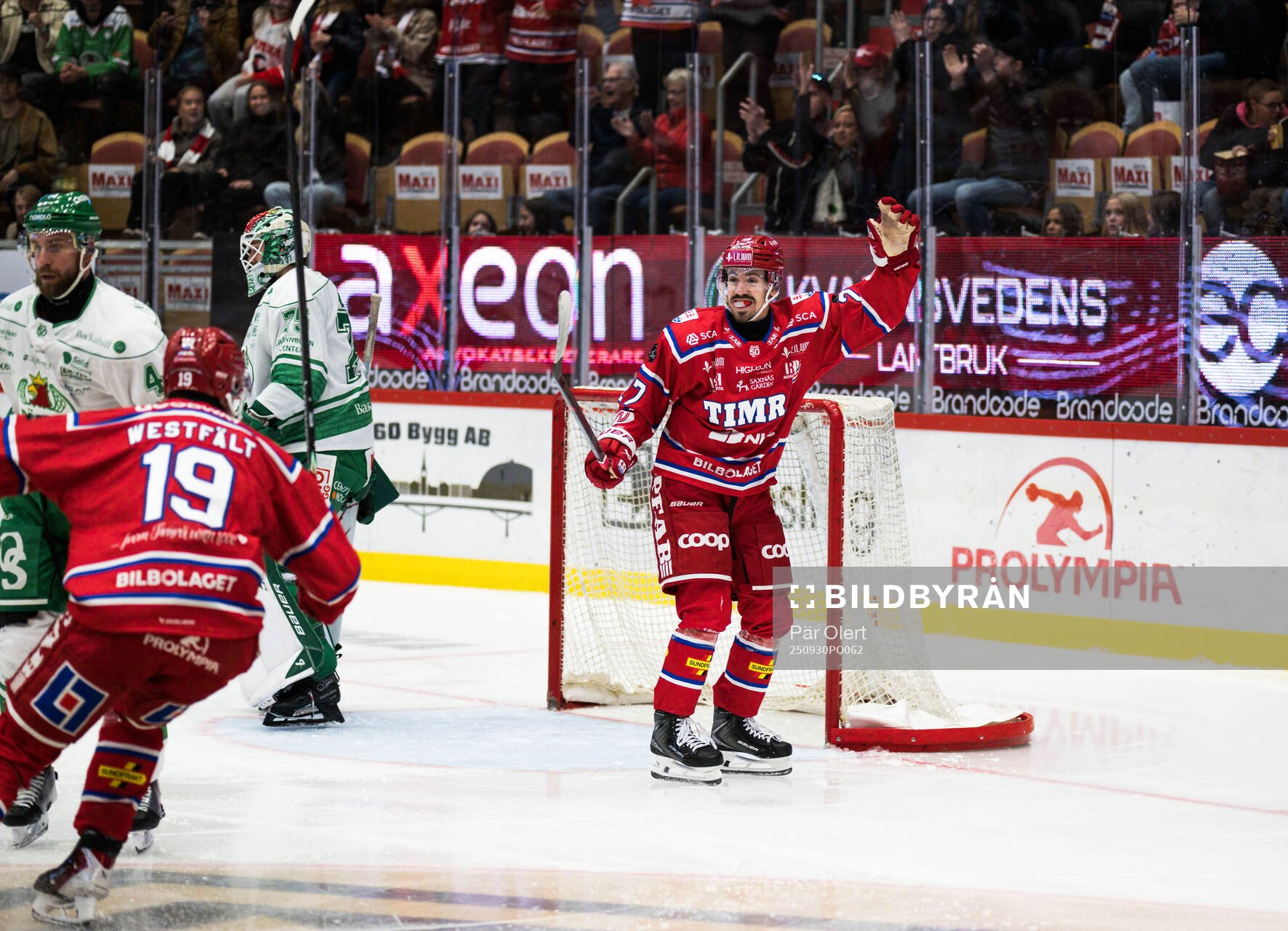 Timrås Ludvig Levinsson jublar