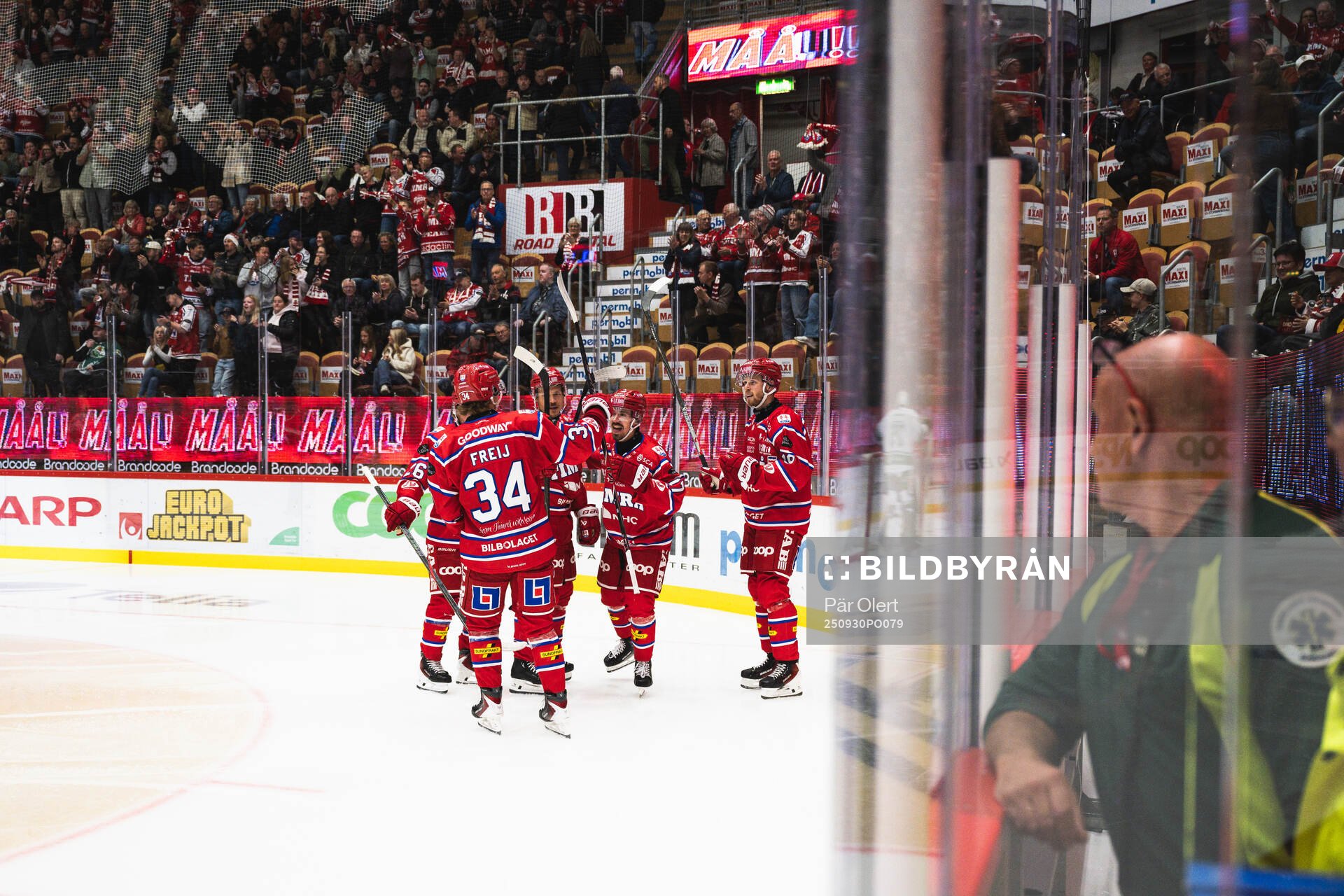 Timrås Ludvig Levinsson jublar