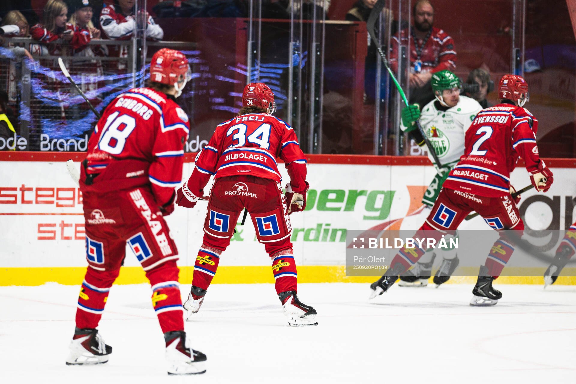 Timrås Alfons, Freij Eddie Genborg och Per Svensson