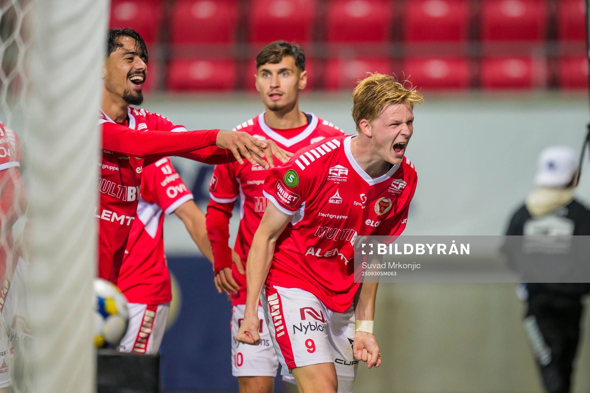 Kalmars Malcolm Stolt jublar