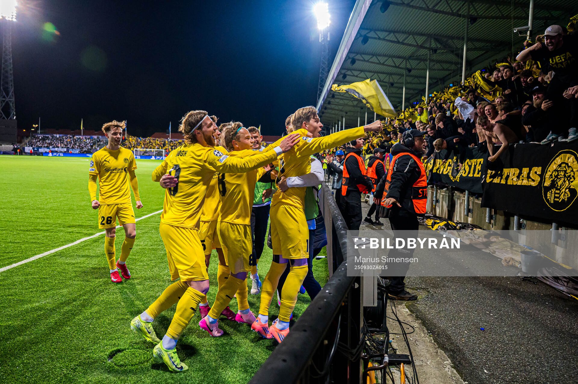 Jens Petter Hauge of Bodø/Glimt celebrates