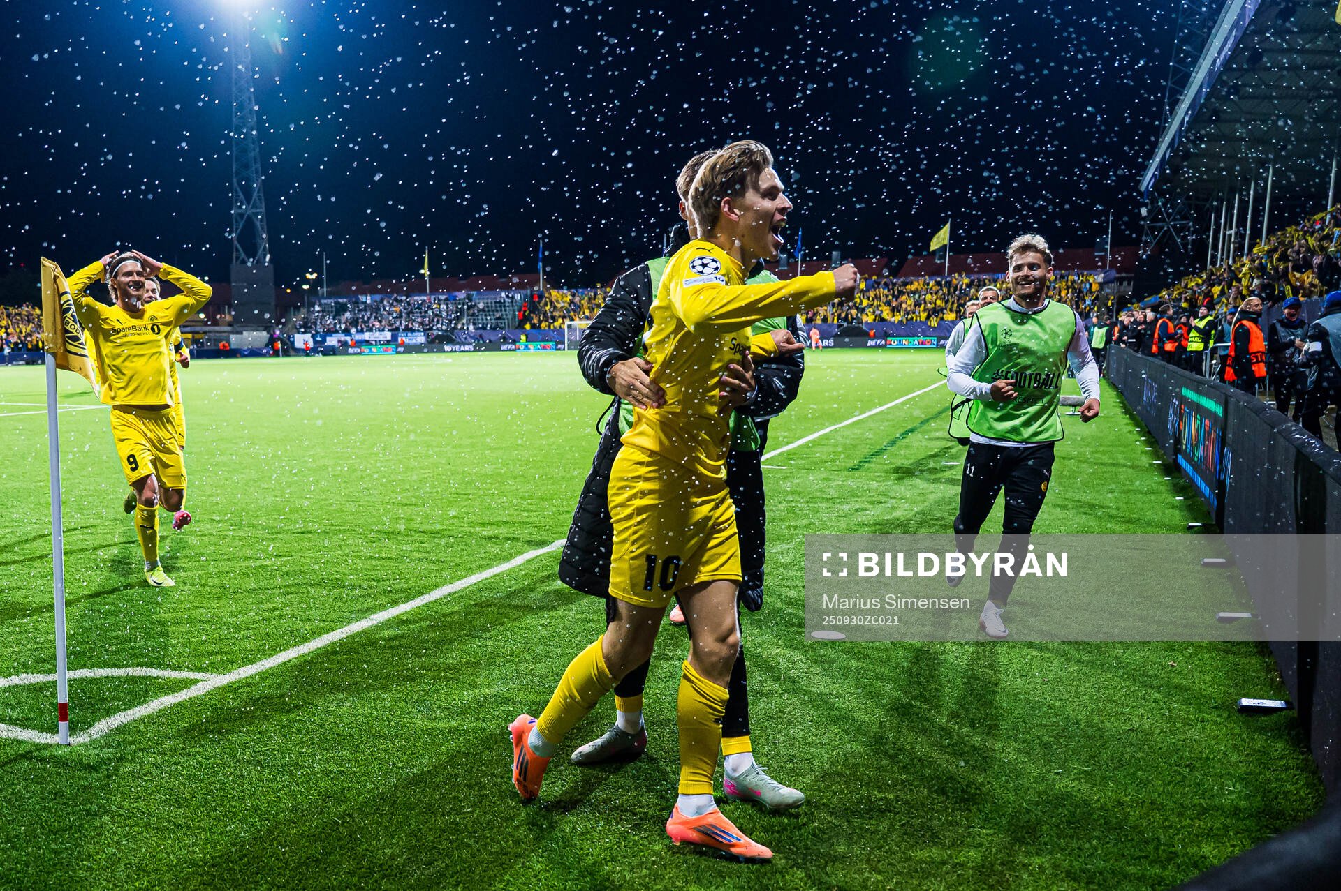 Jens Petter Hauge of Bodø/Glimt celebrates