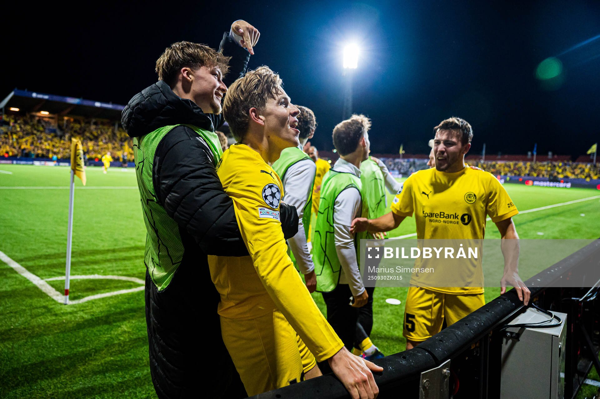 Jens Petter Hauge of Bodø/Glimt celebrates